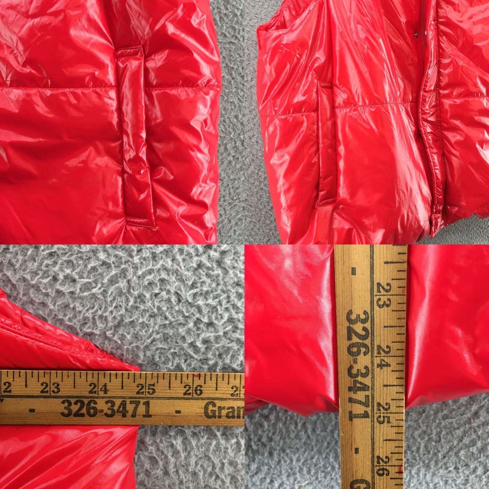 Vintage A New Day Puffer Vest Mens 2XL Red Sleeveless Fuzzy Lined Zip Button New Size US XXL / EU 58 / 5 - 8 Thumbnail