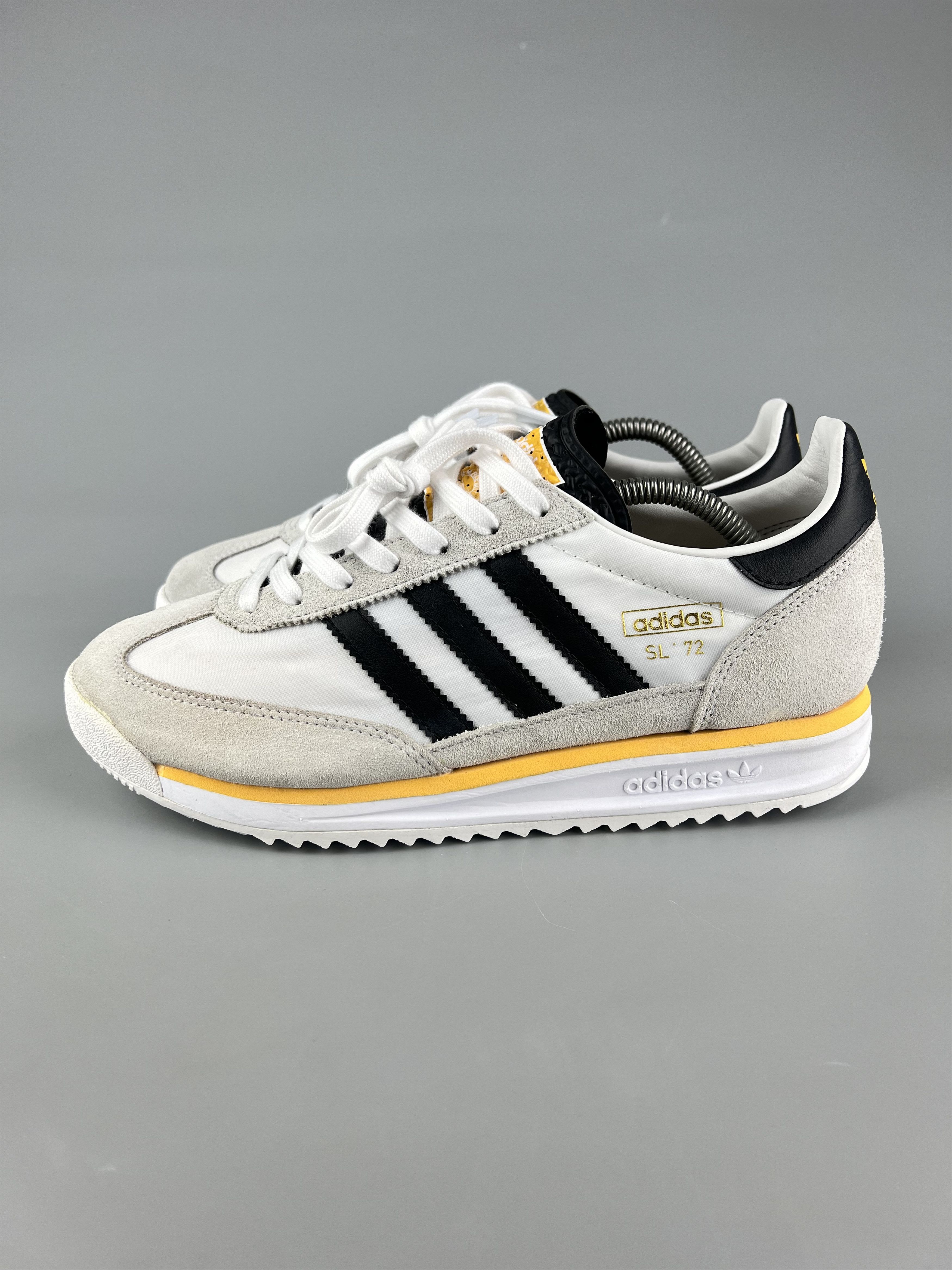 Adidas Adidas SL72 RS Gray White Black Casual Sneakers Size US 8 / EU 41 - 2 Thumbnail