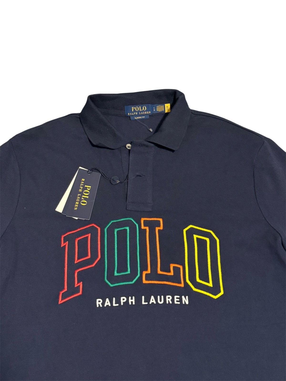 Polo Ralph Lauren 160$ Polo Ralph Lauren Colourful Embroidered Logo Polo Shirt Size US L / EU 52-54 / 3 - 3 Thumbnail