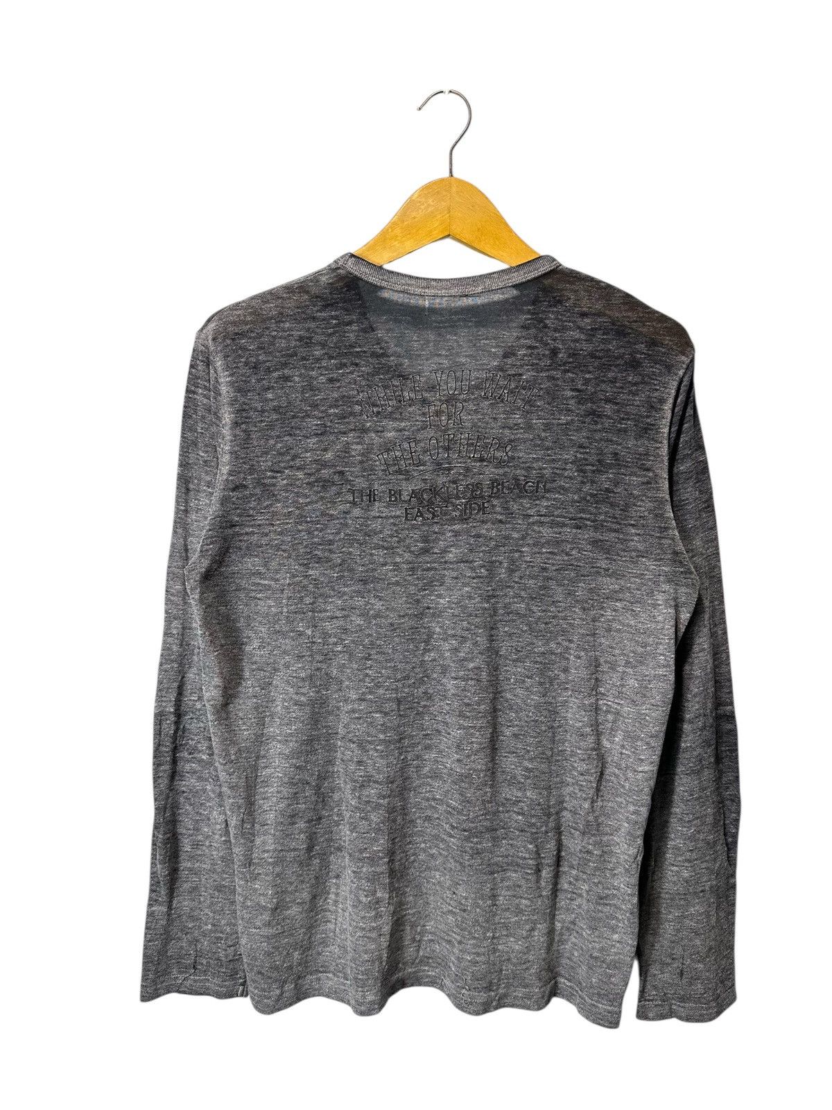 20471120 SICK TRASHED STOOGE JESUS TEE LONG SLEEVE IFSIX LGB STYLE Size US S / EU 44-46 / 1 - 2 Thumbnail