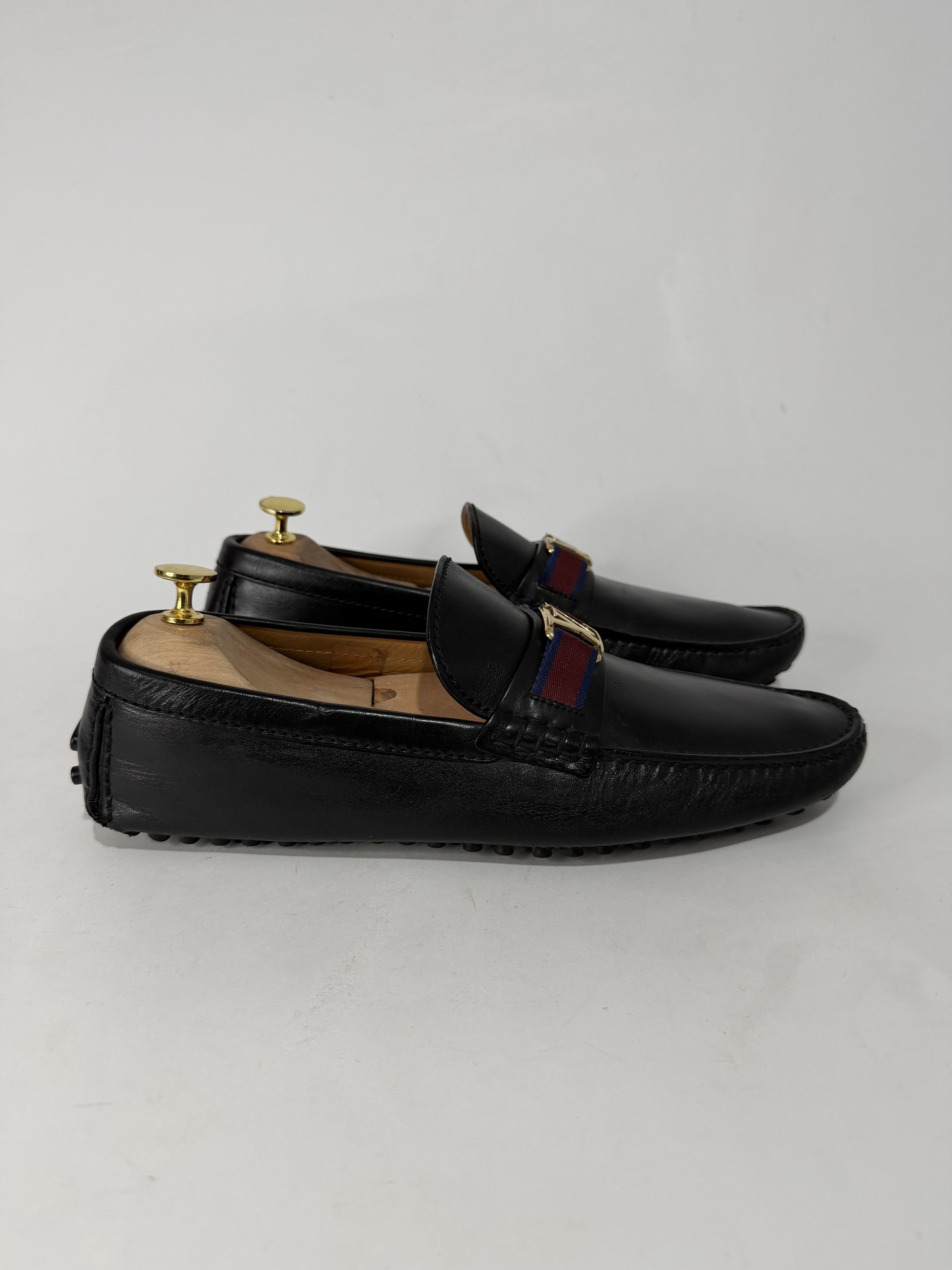 Louis Vuitton LLouis Vuitton Black Leather Hockenheim Loafers Size US 9 / EU 42 - 3 Thumbnail