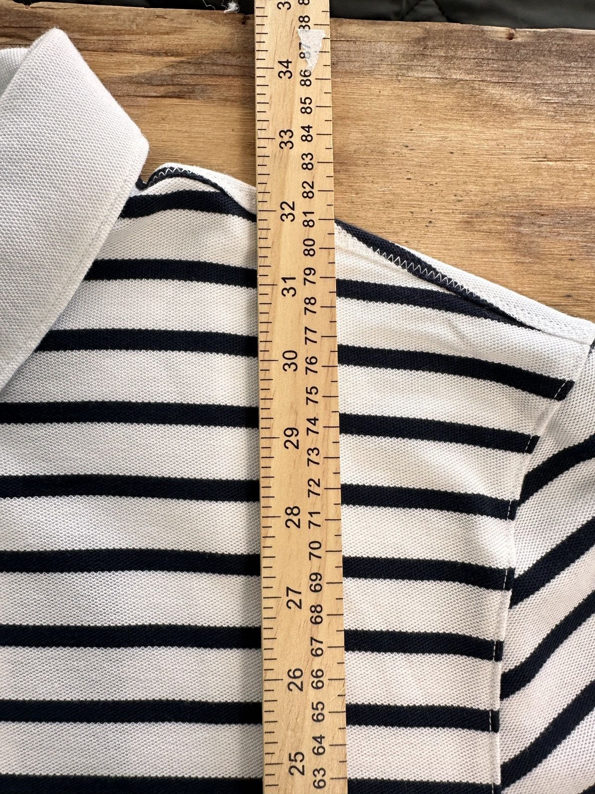 Nautica Nautica white and blue striped polo shirt Size US XXL / EU 58 / 5 - 7 Thumbnail