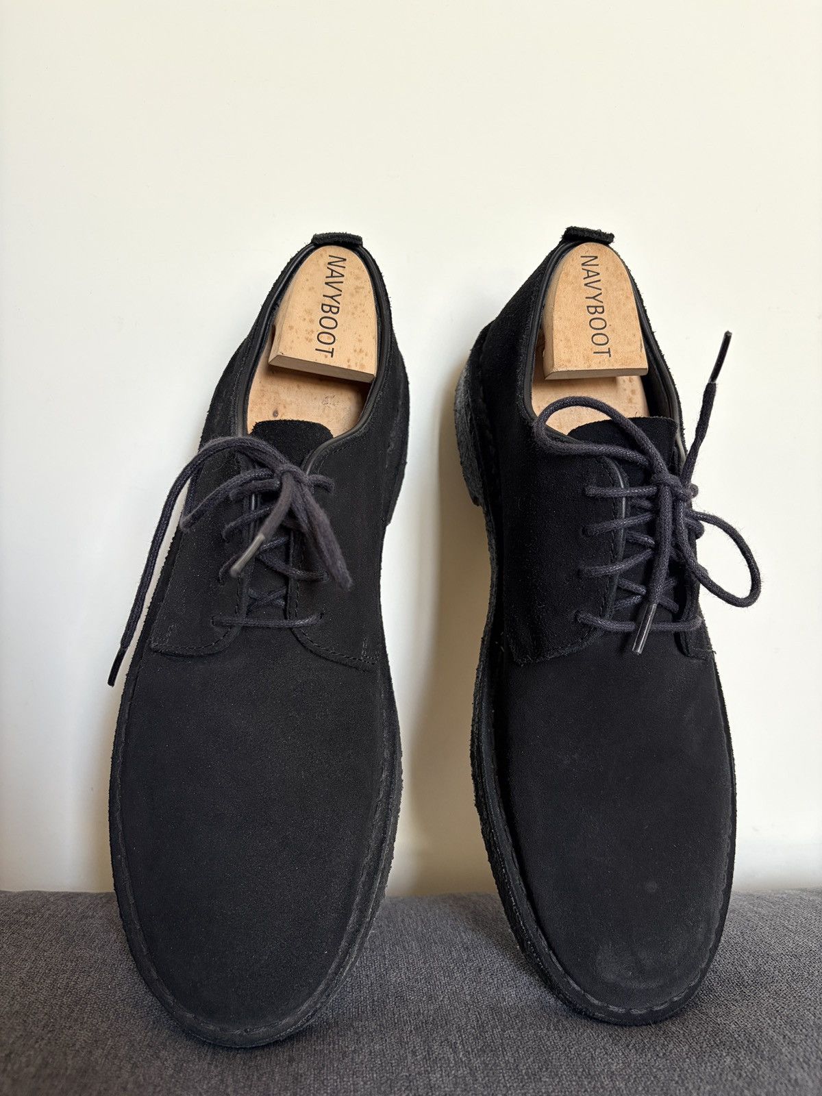 Clarks Clarks Suede Black Desert Shoes Size US 10.5 / EU 43-44 - 11 Thumbnail