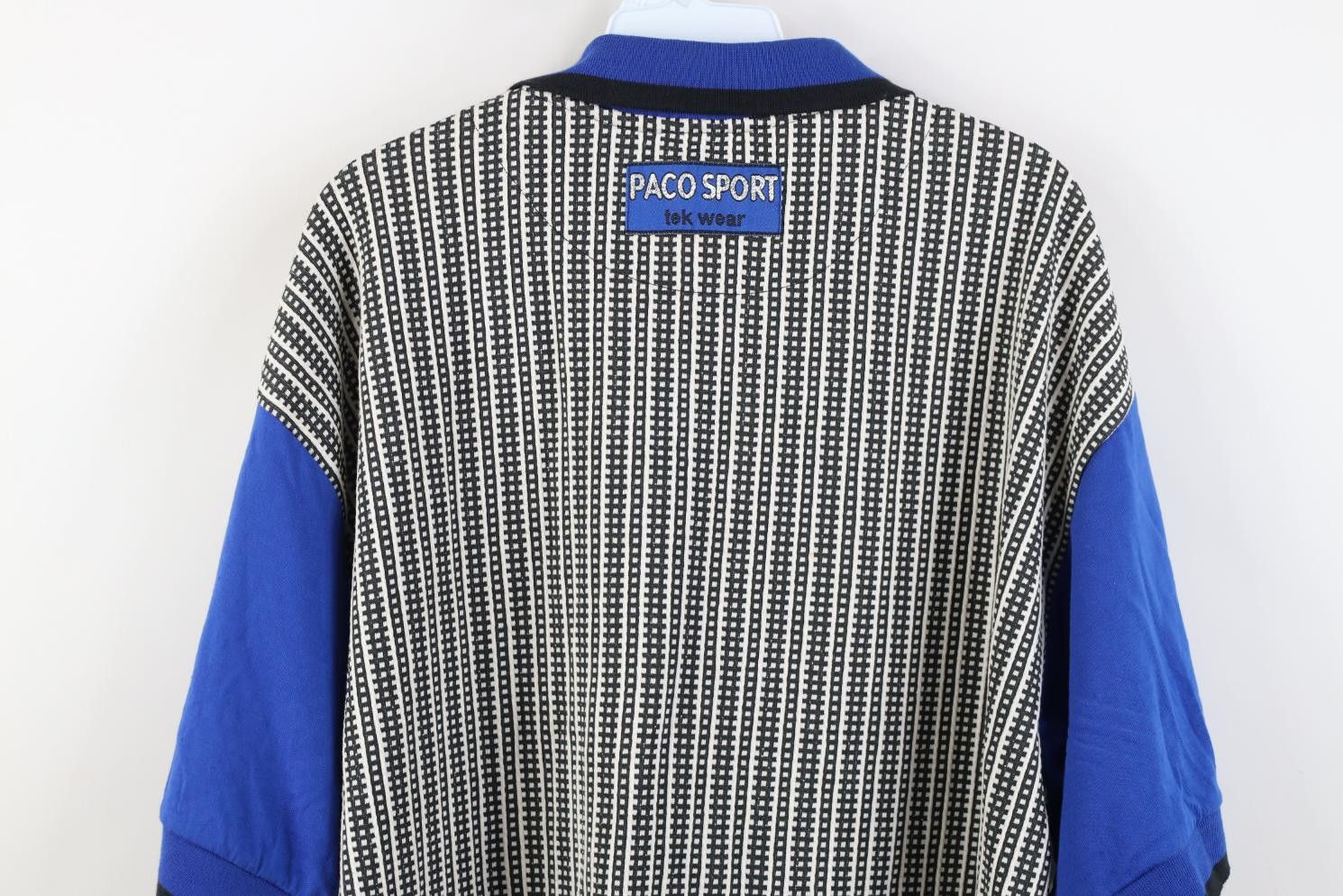 Vintage Deadstock Vintage 90s Streetwear 1/4 Zip Baggy Polo Shirt Size US L / EU 52-54 / 3 - 12 Thumbnail