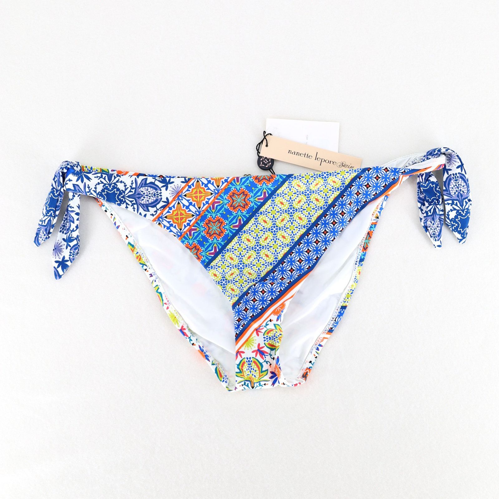 Nanette Lepore Nanette Lepore Patchwork Swimsuit Set Top/Bottom Size US 12 Size ONE SIZE - 5 Thumbnail