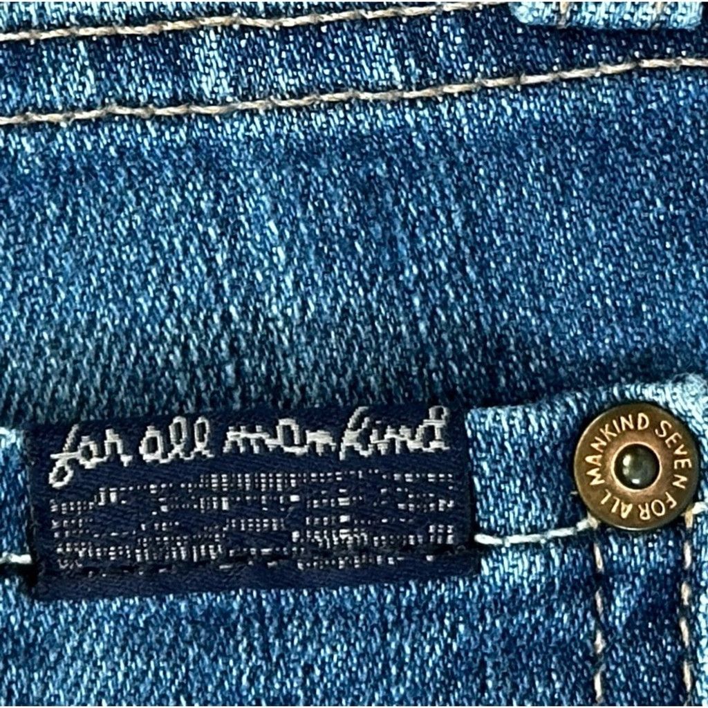 7 For All Mankind NWOT 7 For All Mankind ROXANNE Jeans BLUE Women’s Size 25. Size 25" / US 0 / IT 36 - 9 Thumbnail