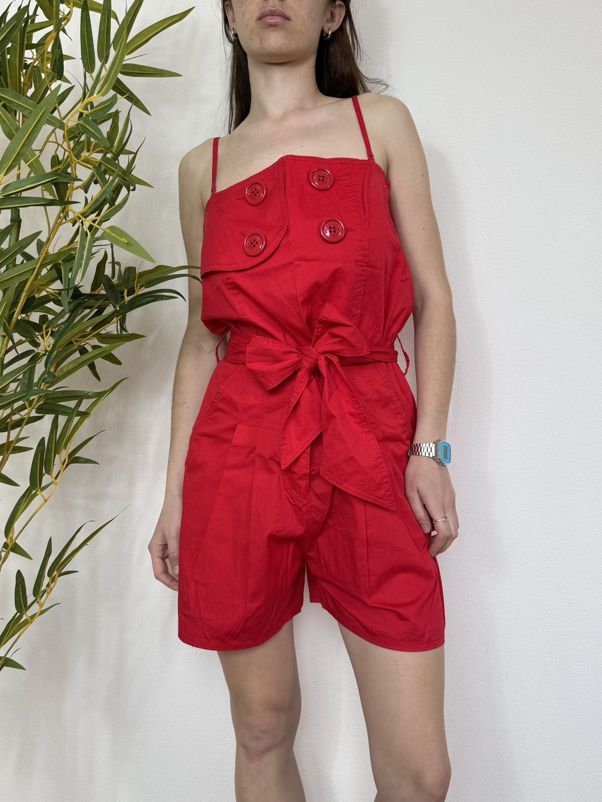 Miss Sixty × Vintage VINTAGE MISS SIXTY 2000s RED OVERALLS Size S / US 4 / IT 40 - 3 Thumbnail