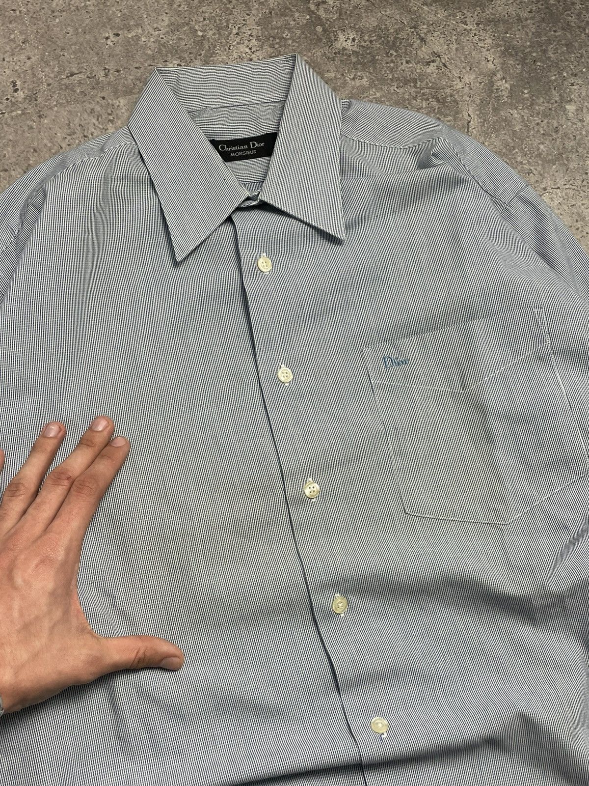 Christian Dior Monsieur × Vintage Vintage Christian Dior shirt Archival Clothes Size US L / EU 52-54 / 3 - 4 Thumbnail