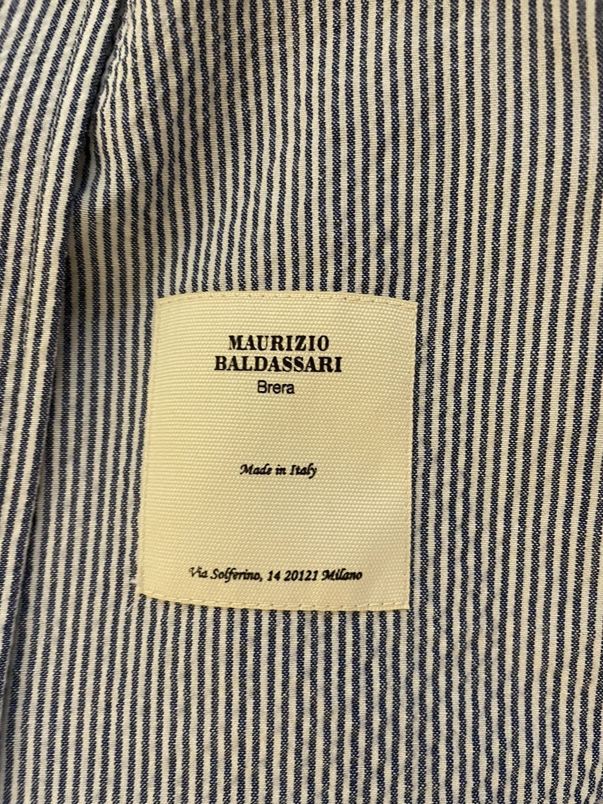 Maurizio Baldassari Soft Wool Seersucker Shacket / Jacket Size 46R - 9 Thumbnail