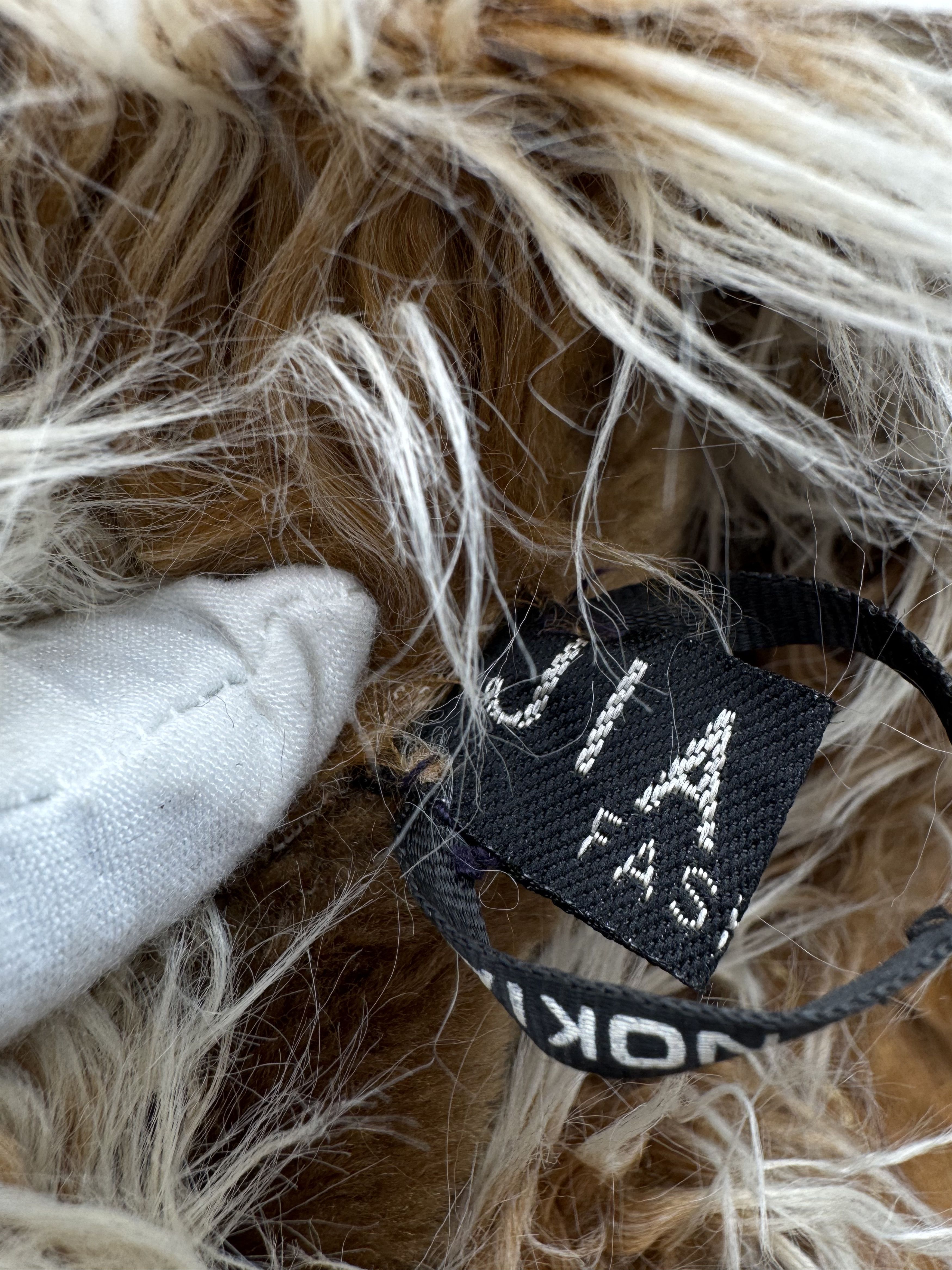 Japanese Brand Y2K Faux Sheepskin Coat With Faux Fur Details B327(V394)E2 Size M / US 6-8 / IT 42-44 - 7 Thumbnail