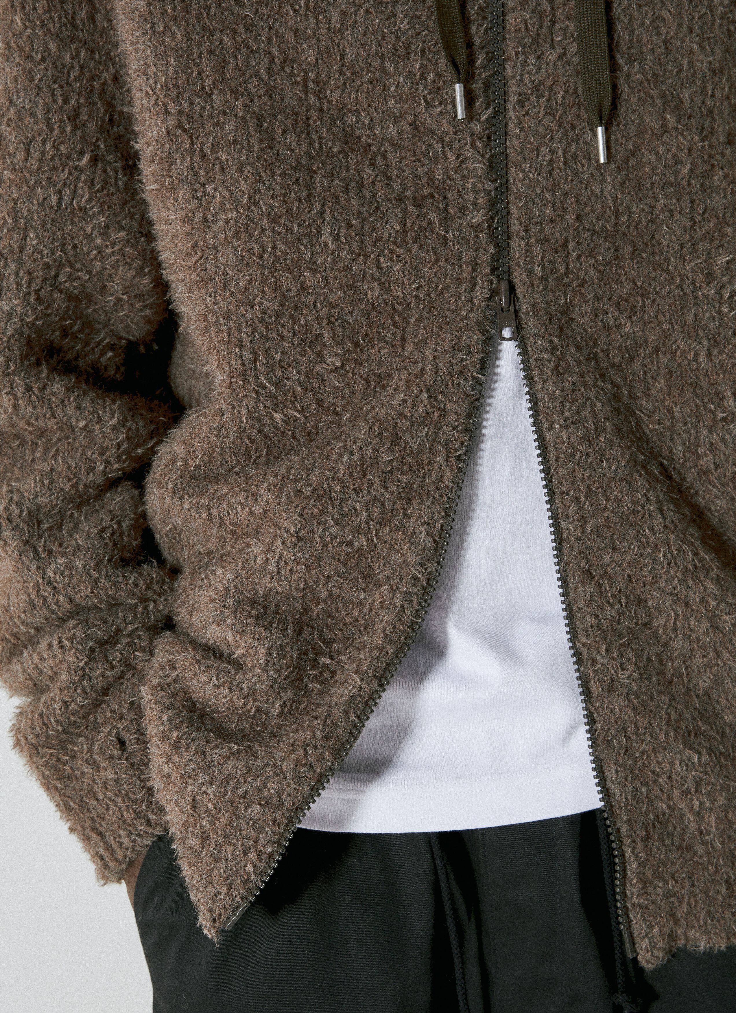 Comme des Garcons Homme o1mle1024 Zip Hoodie in Brown Size US L / EU 52-54 / 3 - 2 Thumbnail