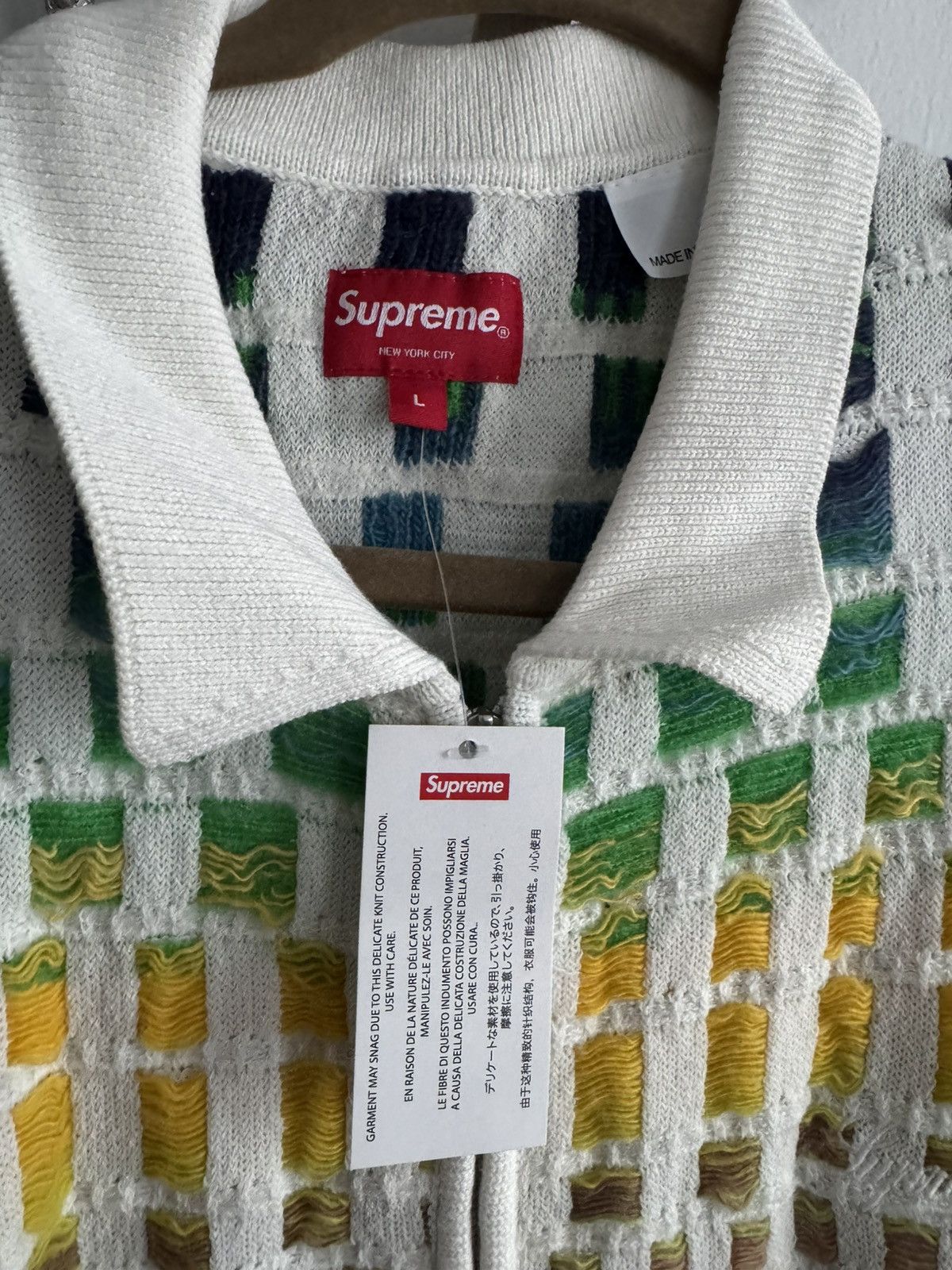 Supreme Supreme Multicolor Knit Polo Size US L / EU 52-54 / 3 - 2 Thumbnail