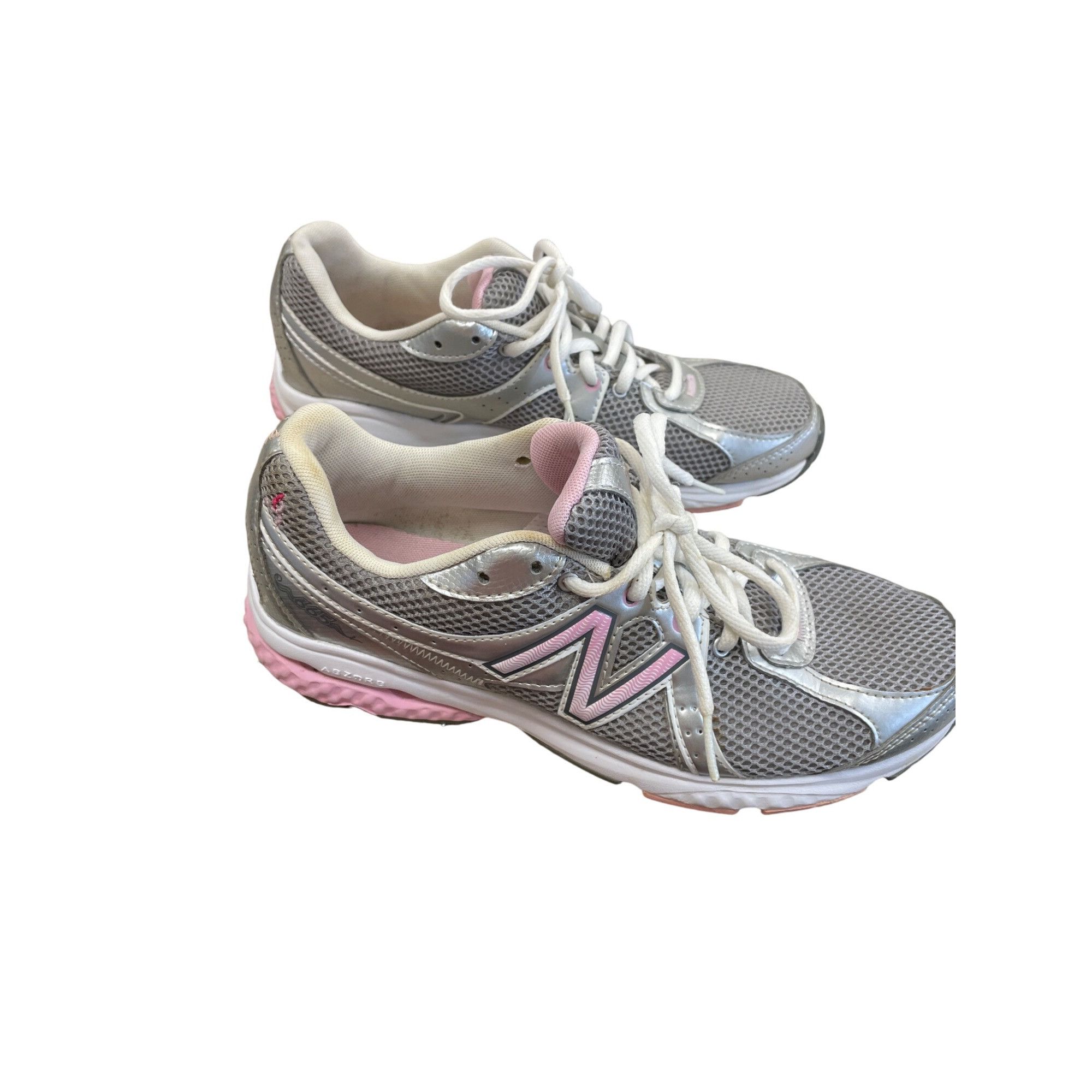 New Balance New Balance 665 Womens Gray Pink Sneakers Size 8.5 SKU 8536 Size US 8.5 / IT 38.5 - 4 Thumbnail