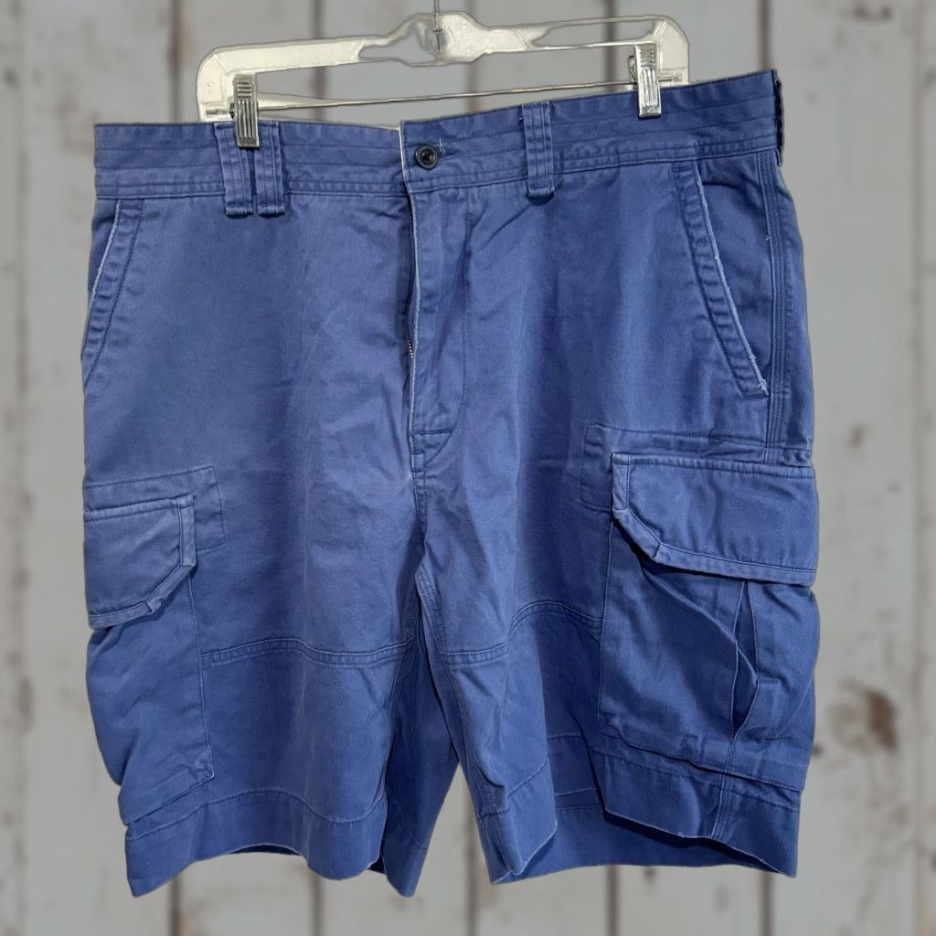 Polo Ralph Lauren Polo Ralph Lauren Cargo Shorts 100% Cotton Blue 10" Casual Men Sz 38 Regular Pocket Front Size US M / EU 48-50 / 2 - 1 Thumbnail