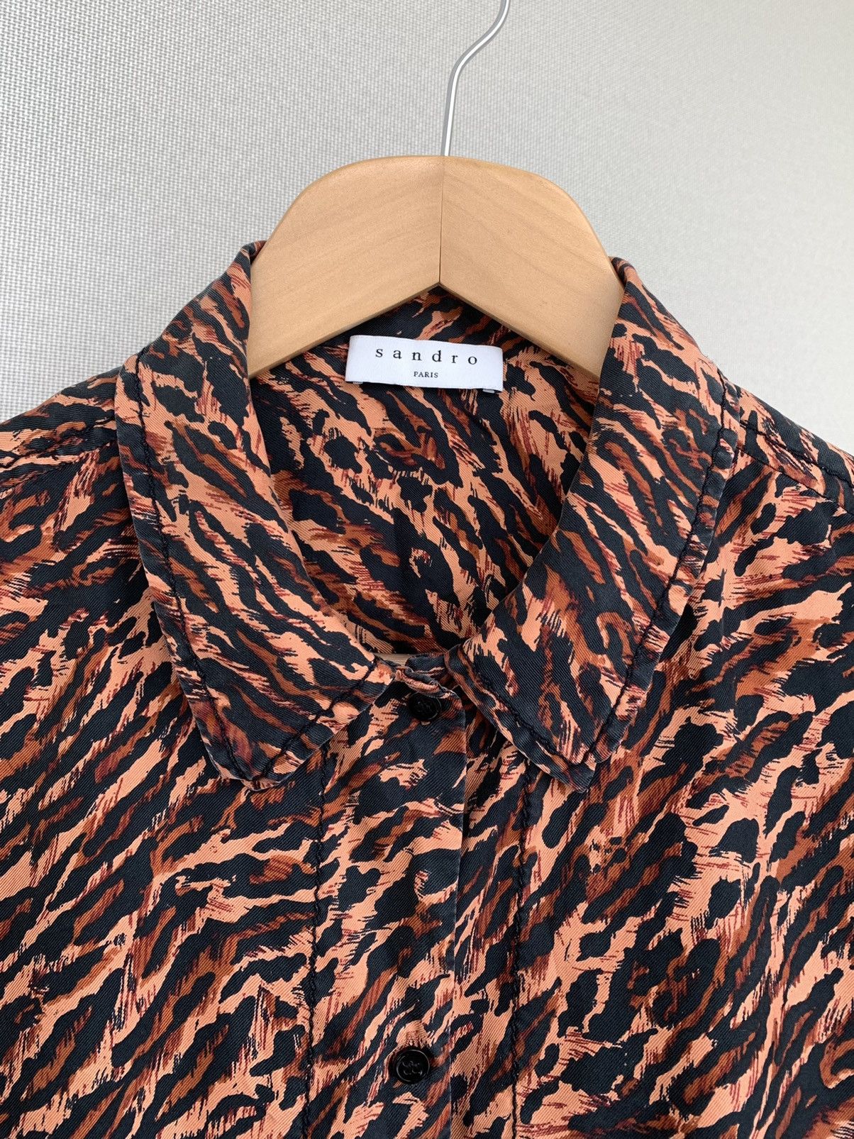 Sandro Sandro Paris Women’s Shirt Size 2 Size L / US 10 / IT 46 - 4 Thumbnail