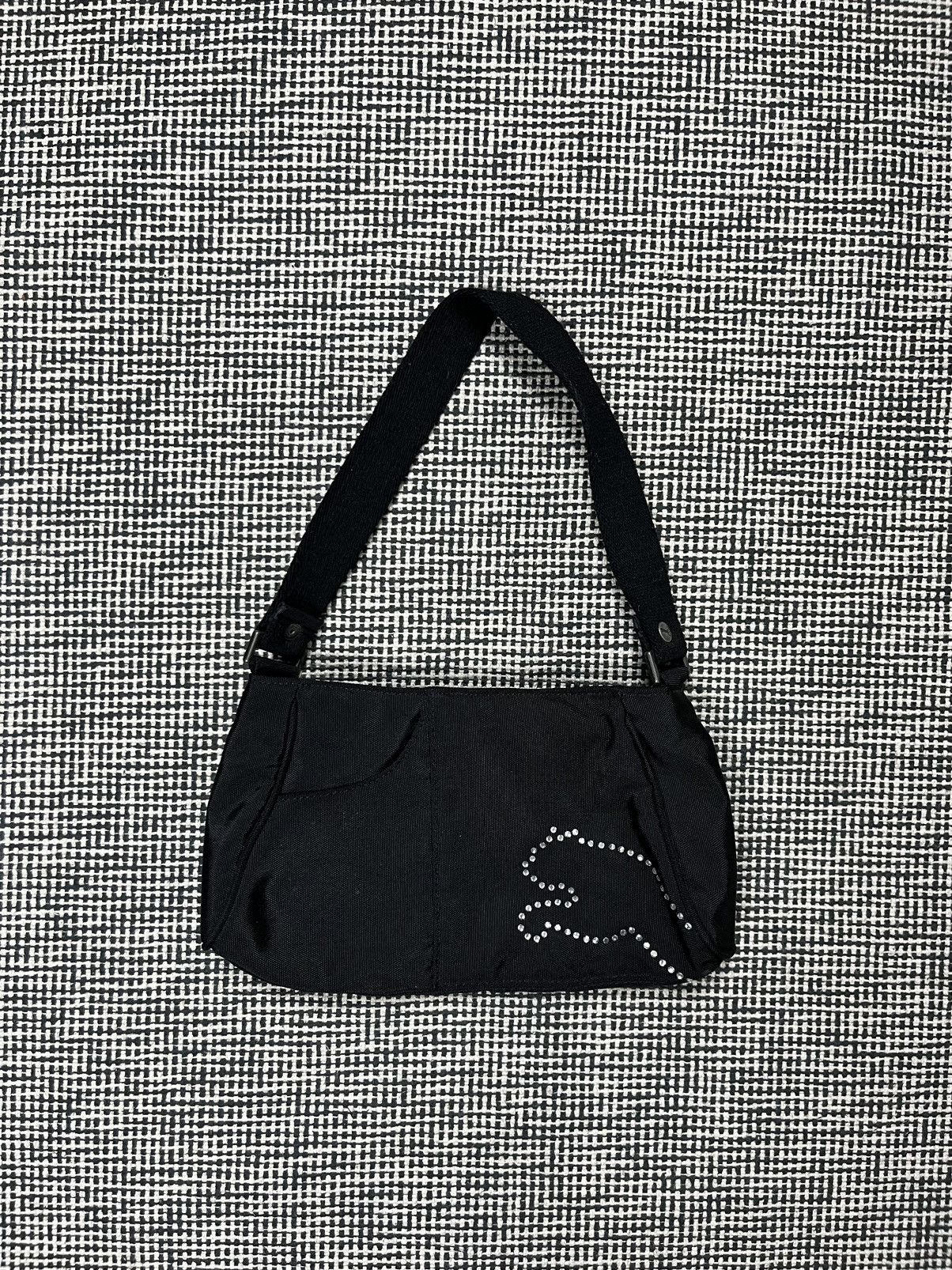 puma y2k vintage small mini handle bag rhinestones crystals