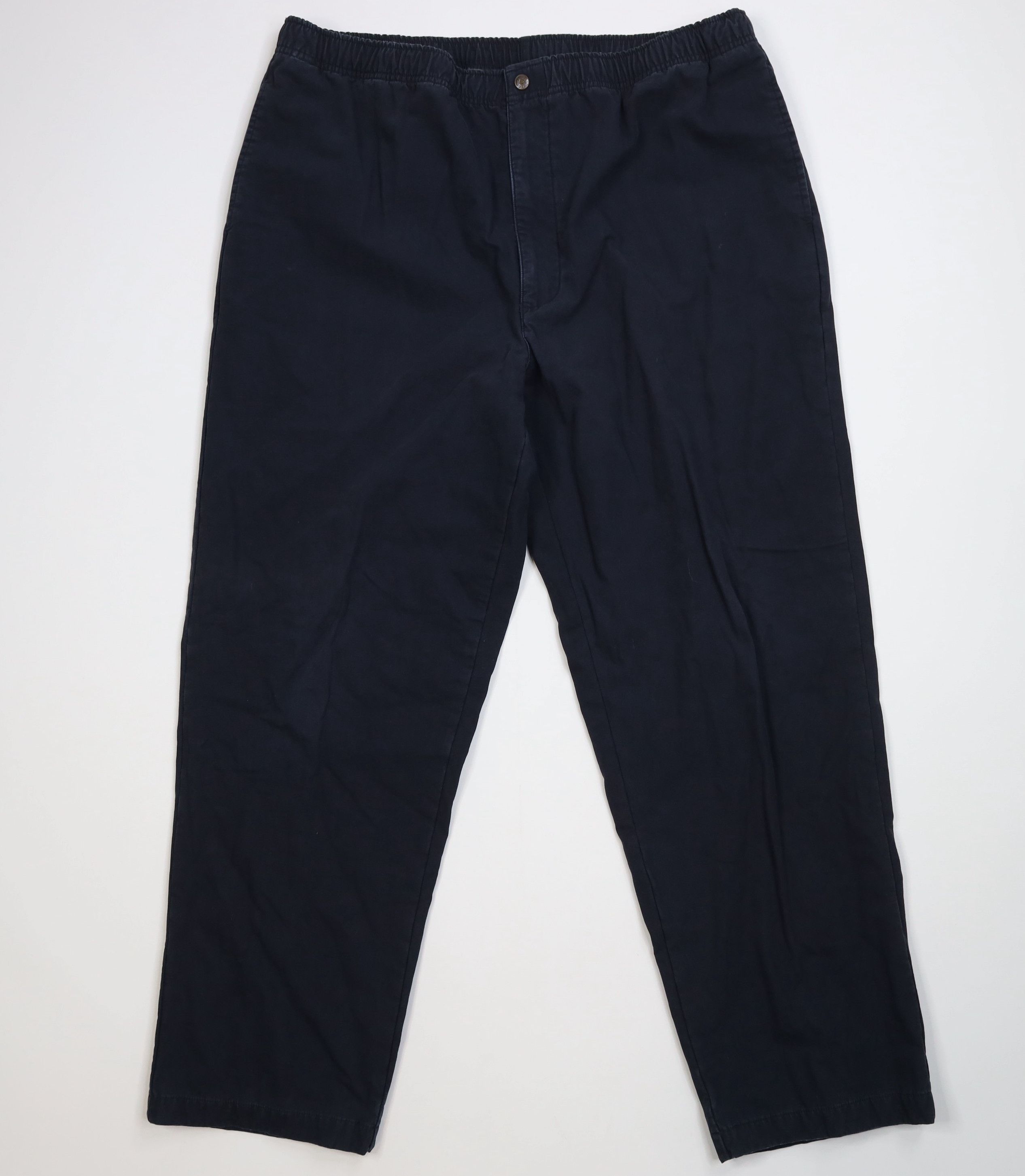 L.L. Bean Vintage LL Bean Heavy Flannel Lined Cotton Pants Navy Blue Size US 36 / EU 52 - 2 Thumbnail