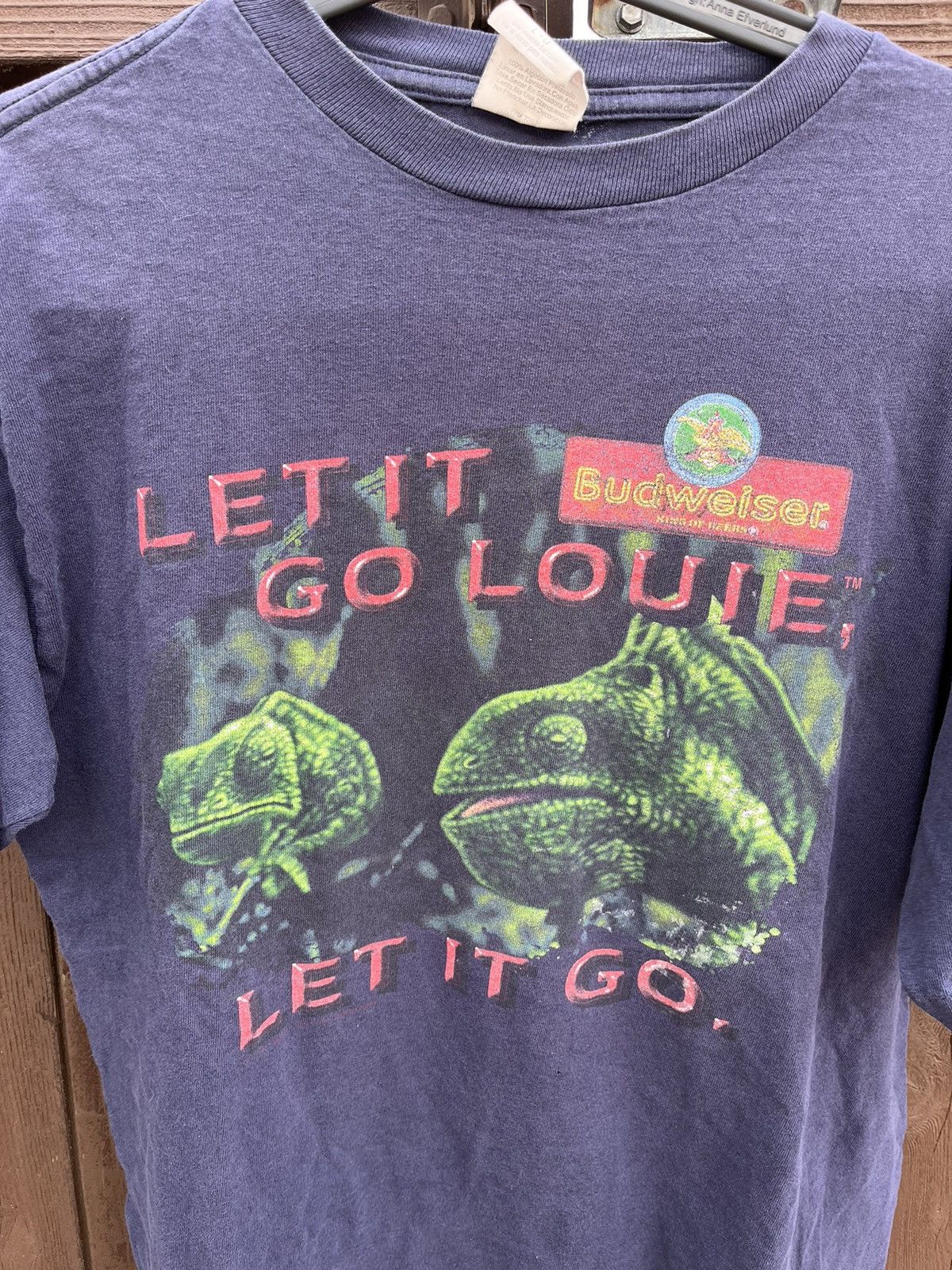 Vintage vintage 90s let it go louise budweiser tee Size US L / EU 52-54 / 3 - 2 Thumbnail