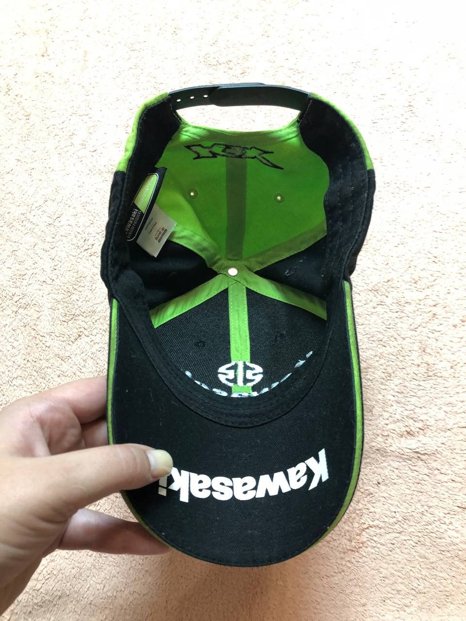 Vintage Cap Y2K Vintage Kawasaki racing team logo streetwear Size ONE SIZE - 15 Thumbnail
