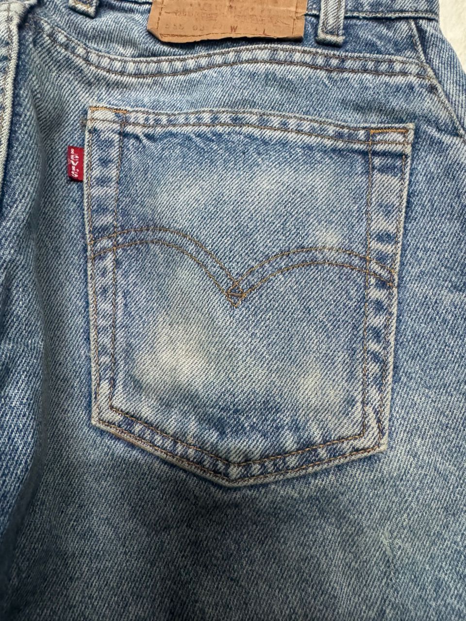 Levi's VINTAGE 1991s LEVI’S 555 STONE WASHED BLUE JEAN VERY RARE Size US 31 - 15 Thumbnail