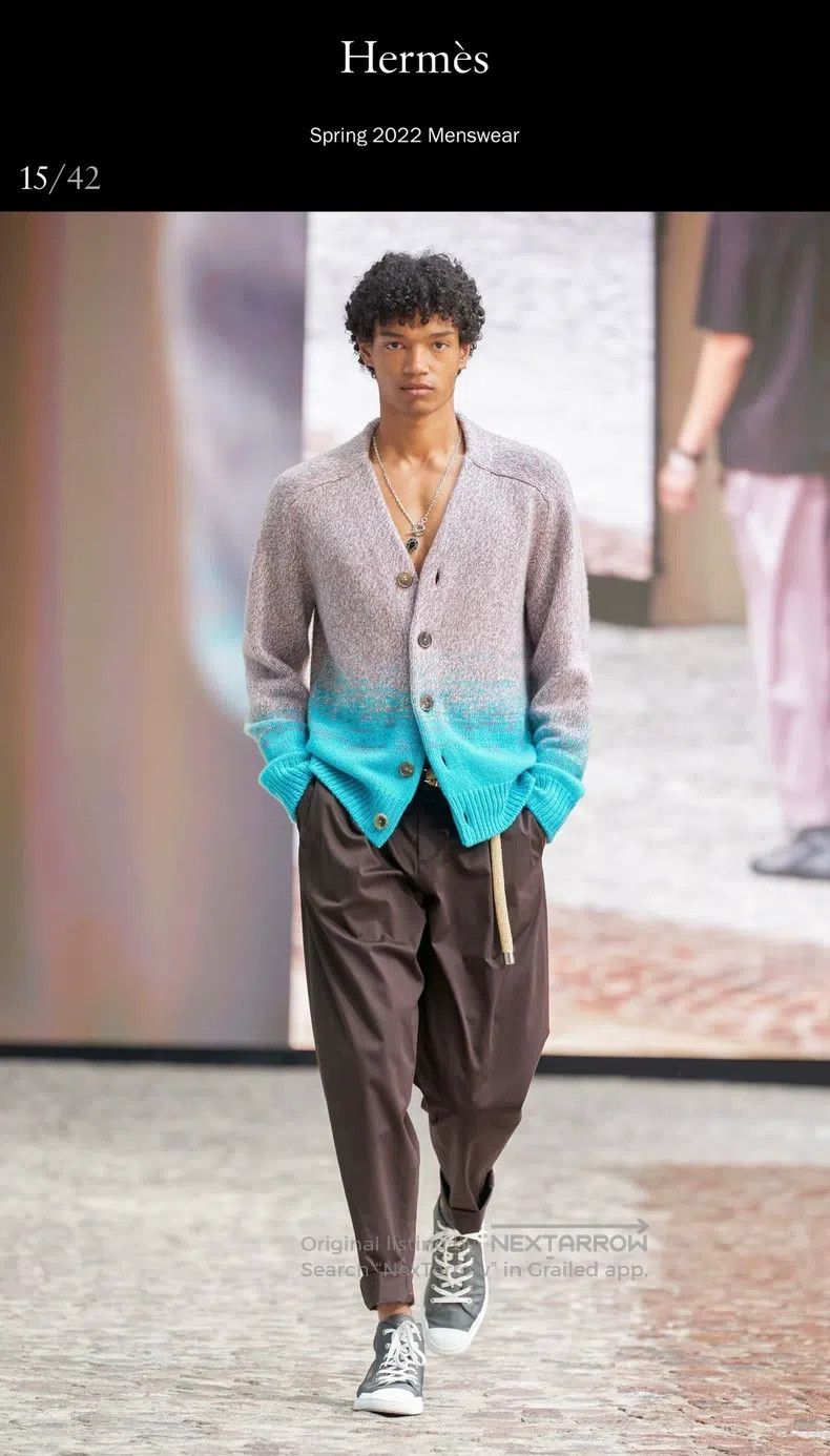 Hermes Hermes Gradient cardigan, 100% cashmere Size M / US 6-8 / IT 42-44 - 3 Thumbnail