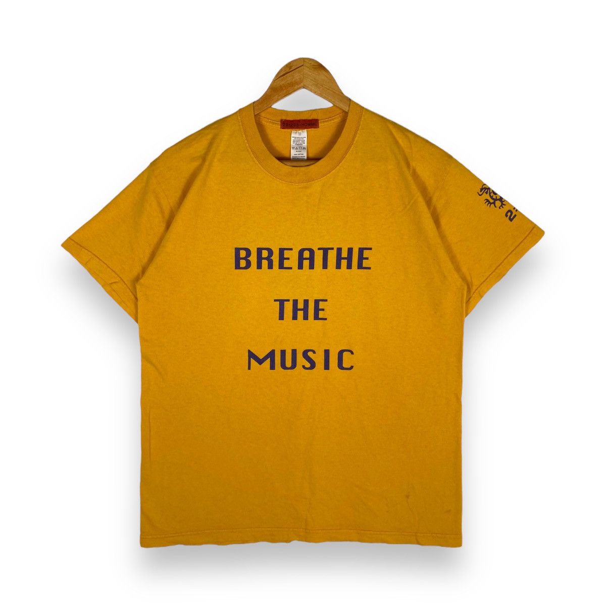 291295=HOMME YOU GOT RHYTHM BREATHE THE MUSIC TEE