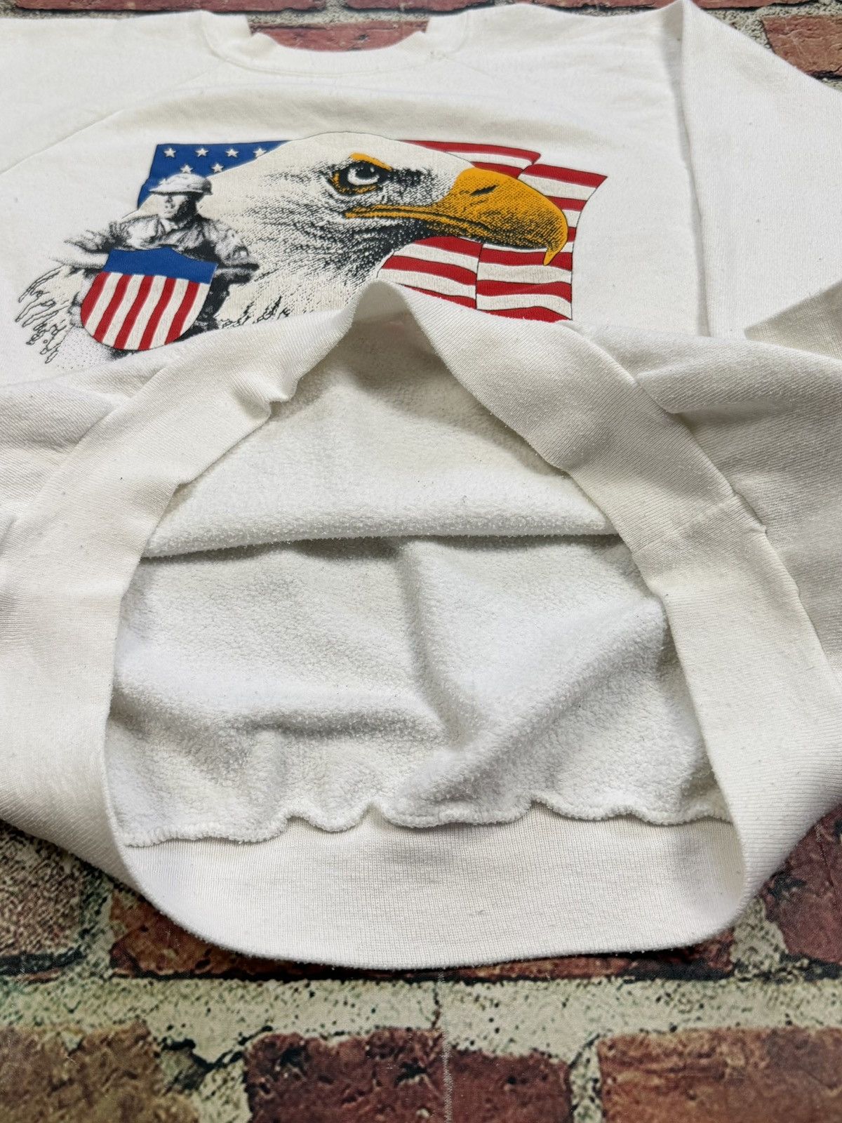 Vintage Vintage Operation Desert Storm Sweatshirt Crewneck 90s Boxy Size US L / EU 52-54 / 3 - 6 Thumbnail