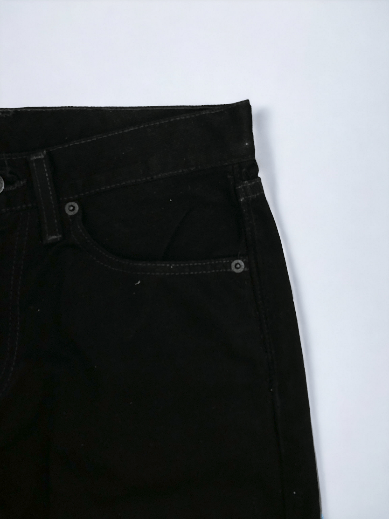 Levi's Vintage Levis 505 Full Black Jeans 28x29.5 S0018 Size US 28 / EU 44 - 8 Thumbnail