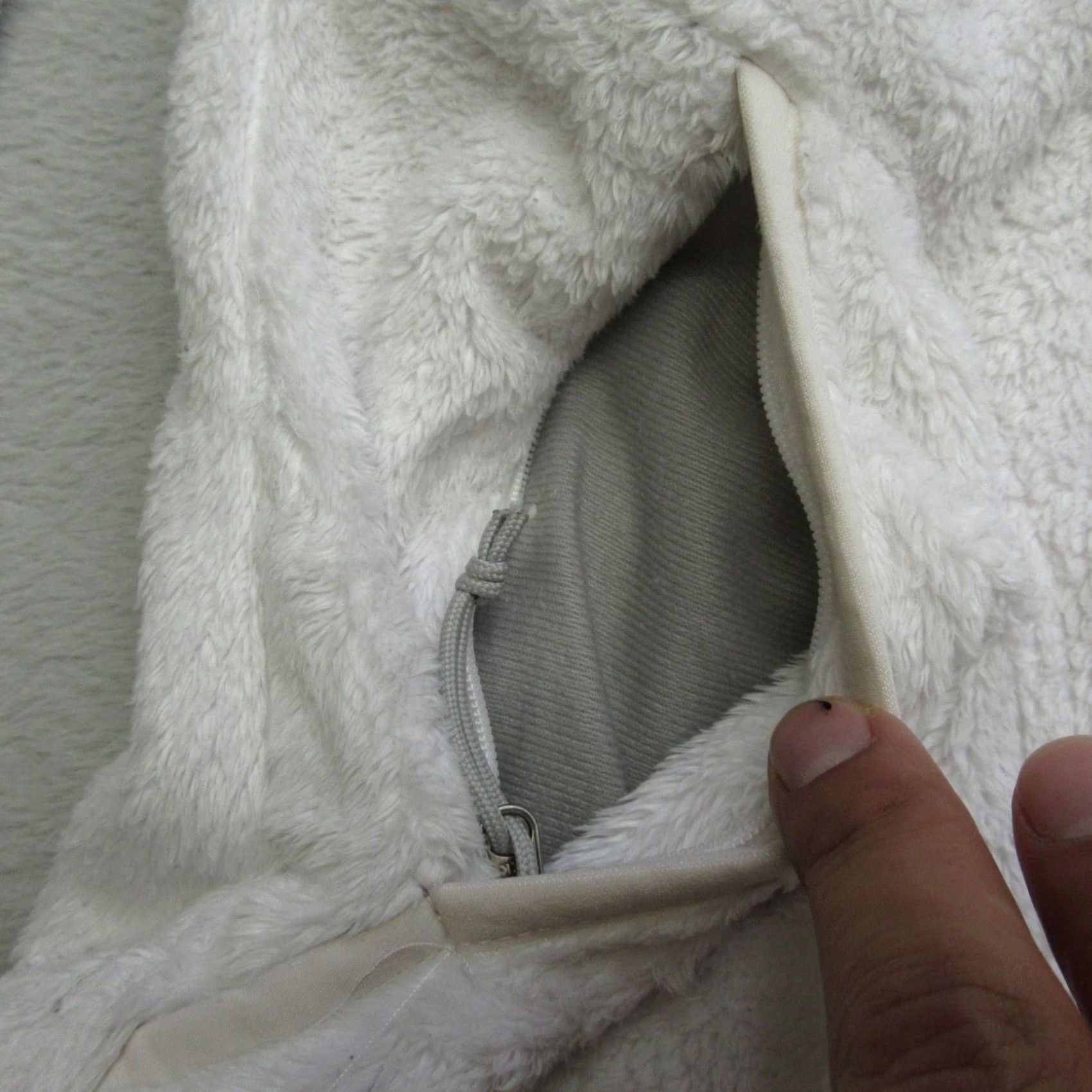 The North Face The North Face Women Small White Fleece Full Zip Jacket Size S / US 4 / IT 40 - 7 Thumbnail