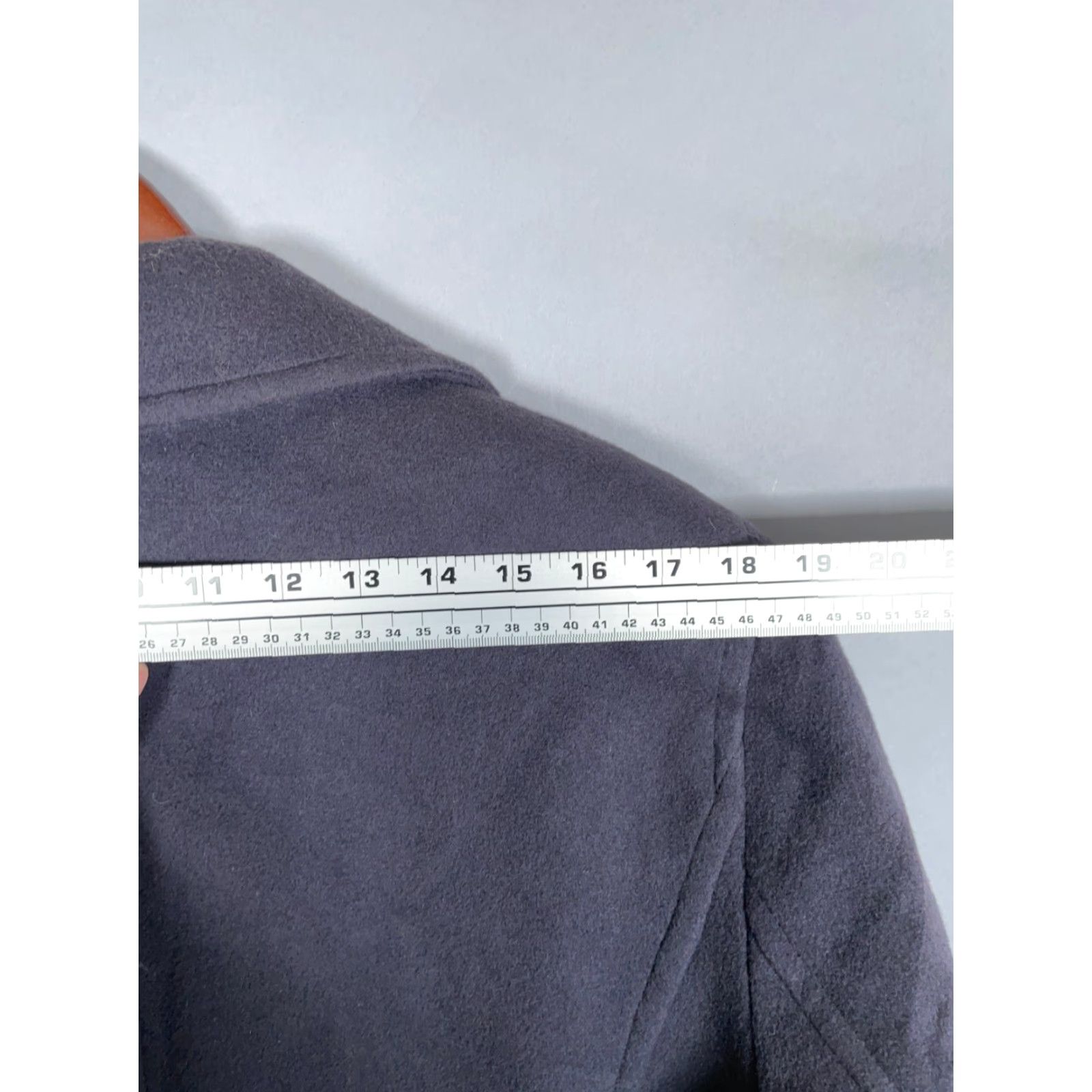 Vintage VINTAGE L.L. Bean Bellandi Wool Coat Women's 1X Dark Blue 3M Thinsulate Lining Italy Jacket/Coat Size XL / US 12-14 / IT 48-50 - 7 Thumbnail