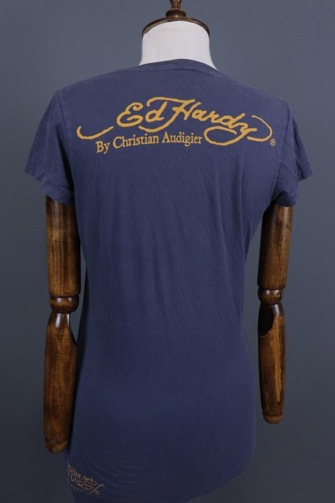 Ed Hardy Ed Hardy by Christian Audigier Blue Tunic Shirt Size M Size M / US 6-8 / IT 42-44 - 11 Thumbnail
