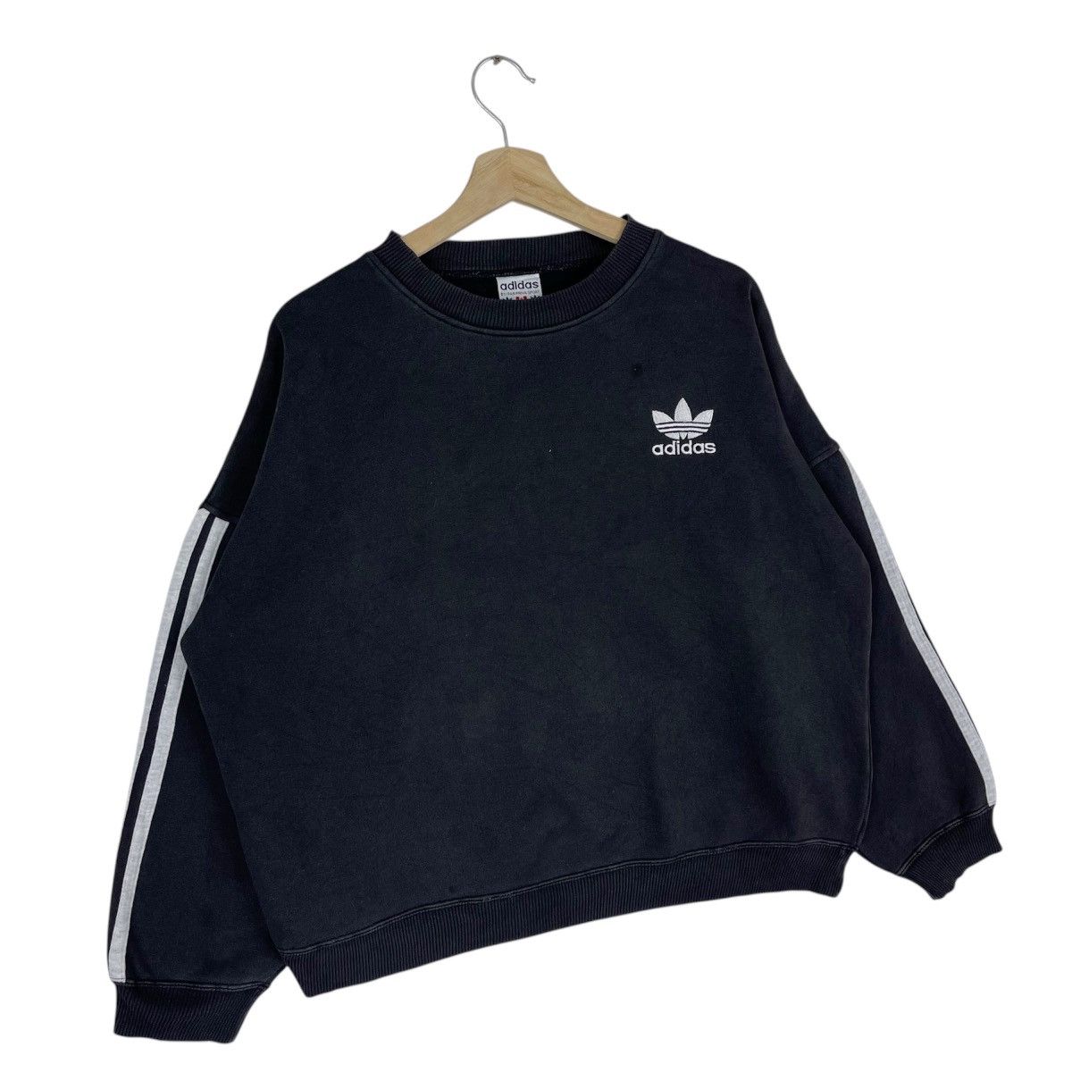 Adidas × Vintage 90’s Adidas Crewneck Size US L / EU 52-54 / 3 - 5 Thumbnail