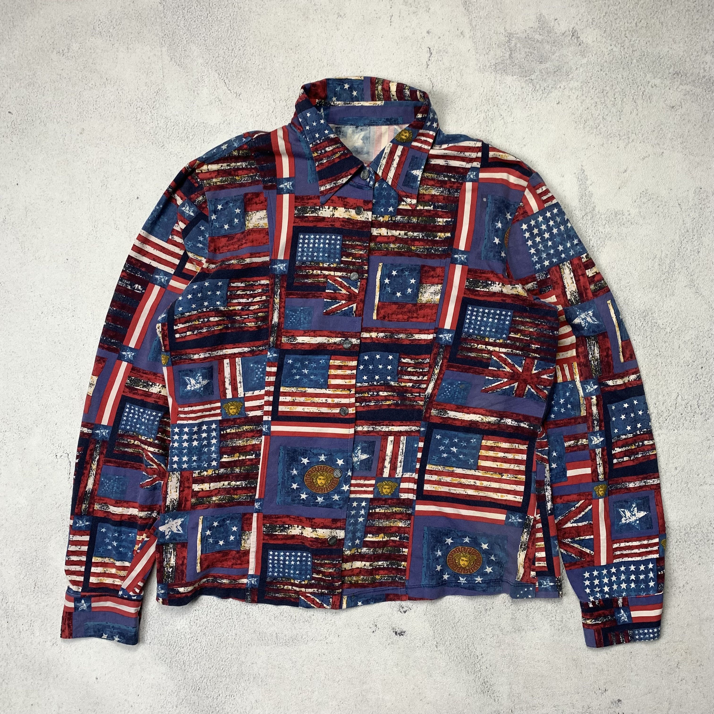 Versace Vintage Versace Shirt Size S / US 4 / IT 40 - 1 Thumbnail