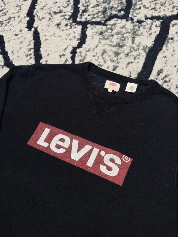 Levi's Levis crewneck sweatshirt black red S Size US S / EU 44-46 / 1 - 3 Thumbnail
