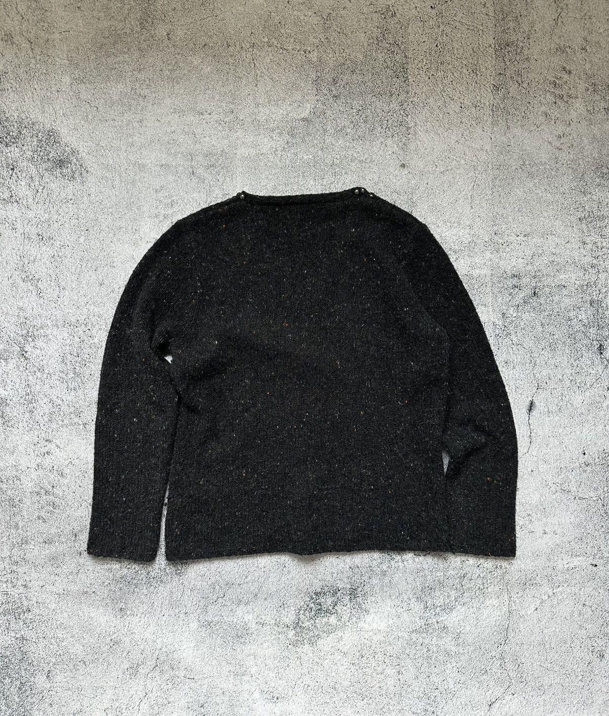 Luisa Cerano Luisa Cerano Wool Cashmere Archive Sweater Black Knit Size M / US 6-8 / IT 42-44 - 2 Thumbnail