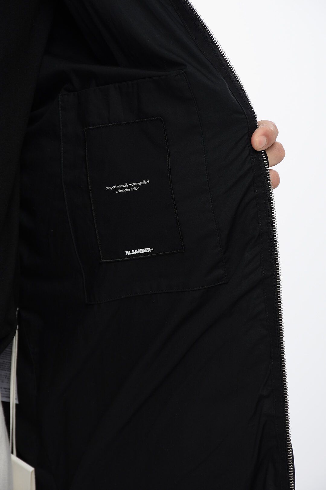 Jil Sander og1mm0625 Zip Closure Down Jacket in Black Size US XL / EU 56 / 4 - 5 Thumbnail