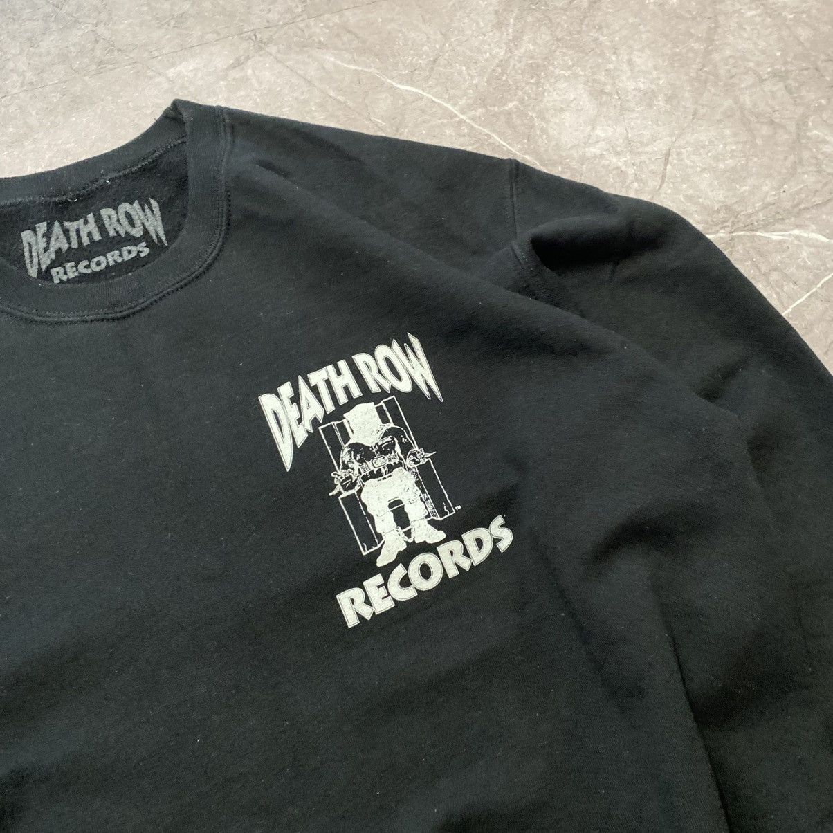 VINTAGE DEATH ROW RECORDS BIG LOGO SWEATSHIRT 00s