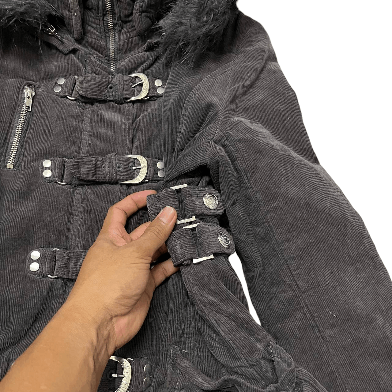 Japanese Brand Vintage Backs Bono Bondage Boa Fur Hooded Padding Jacket Size US S / EU 44-46 / 1 - 11 Thumbnail