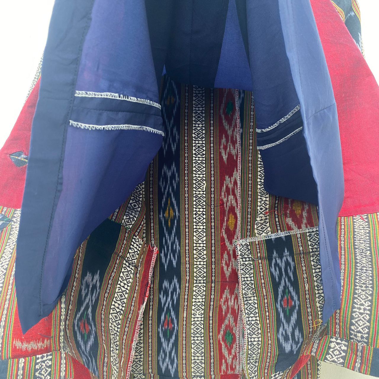 Other SOUTHWESTERN NATIVE TRADITIONAL HAND WOVEN BLAZER Size M / US 6-8 / IT 42-44 - 9 Thumbnail