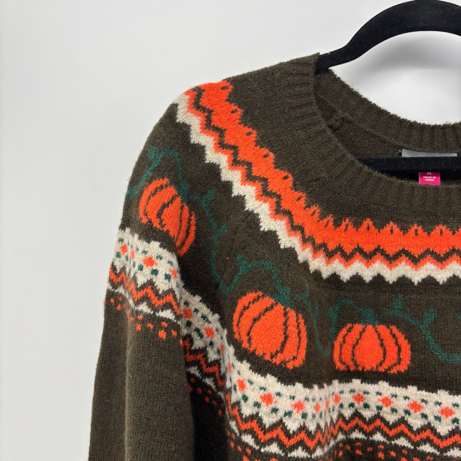 Vince Camuto Vince Camuto Size X Large Fair Isle Women's Sweater Crewneck Size XL / US 12-14 / IT 48-50 - 7 Thumbnail
