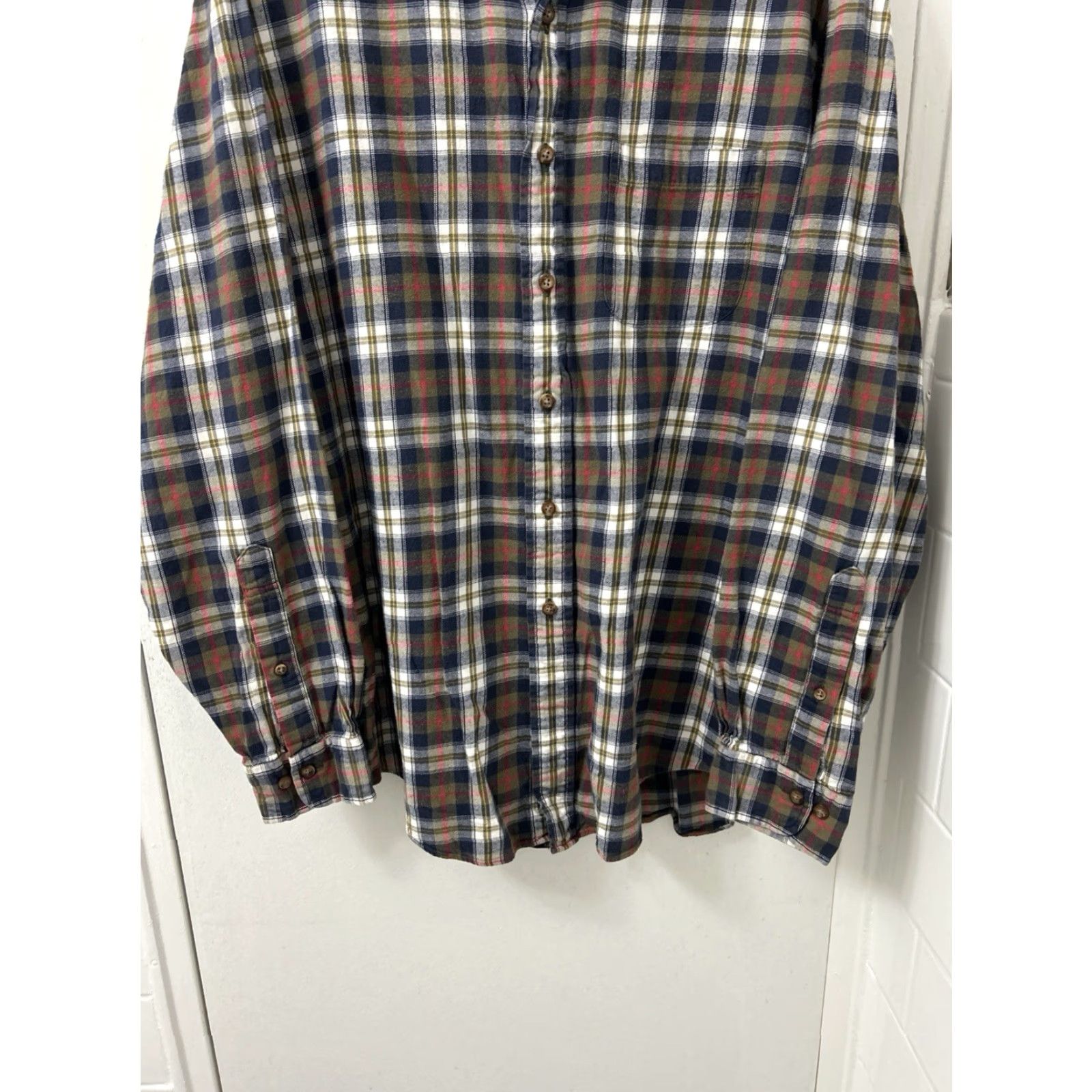 Brooks Brothers Brooks Brothers 346 Flannel Shirt Mens L Multicolor Plaid Button-Down Long Sleeve Casual Autumn Winter Size US L / EU 52-54 / 3 - 3 Thumbnail