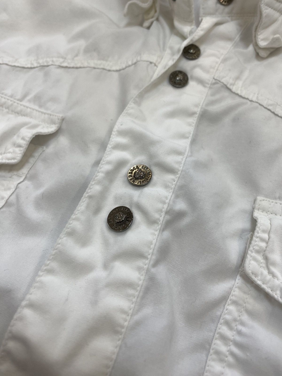 Vintage Vintage Versace Metal Buttons Shirt Long Sleeve Size L / US 10 / IT 46 - 6 Thumbnail