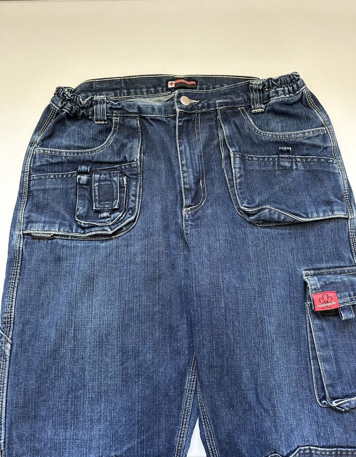Vintage Vintage Y2k Carhartt Style Denim Jeans Streetwear Size US 34 / EU 50 - 6 Thumbnail