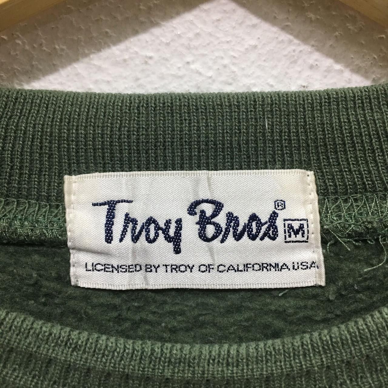 Vintage Vintage TROY BROS Of California Striped Green Crewneck Size M / US 6-8 / IT 42-44 - 4 Thumbnail