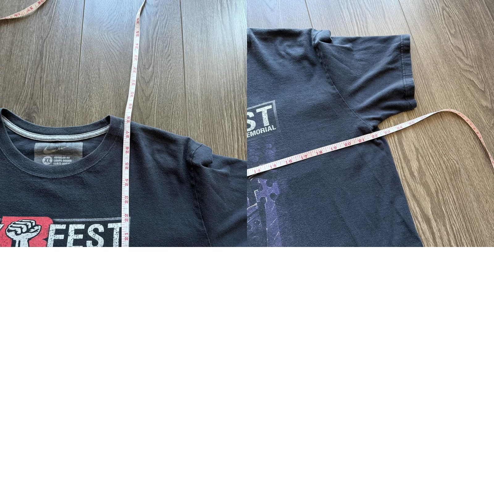 Nike Nike Rockfest 2015 Band Tee Shirt Mens XL Black Short Sleeve Crew Neck Cotton Graphic Print Rock, Music, Concert, Festival, Skull Mens Size US XL / EU 56 / 4 - 8 Thumbnail