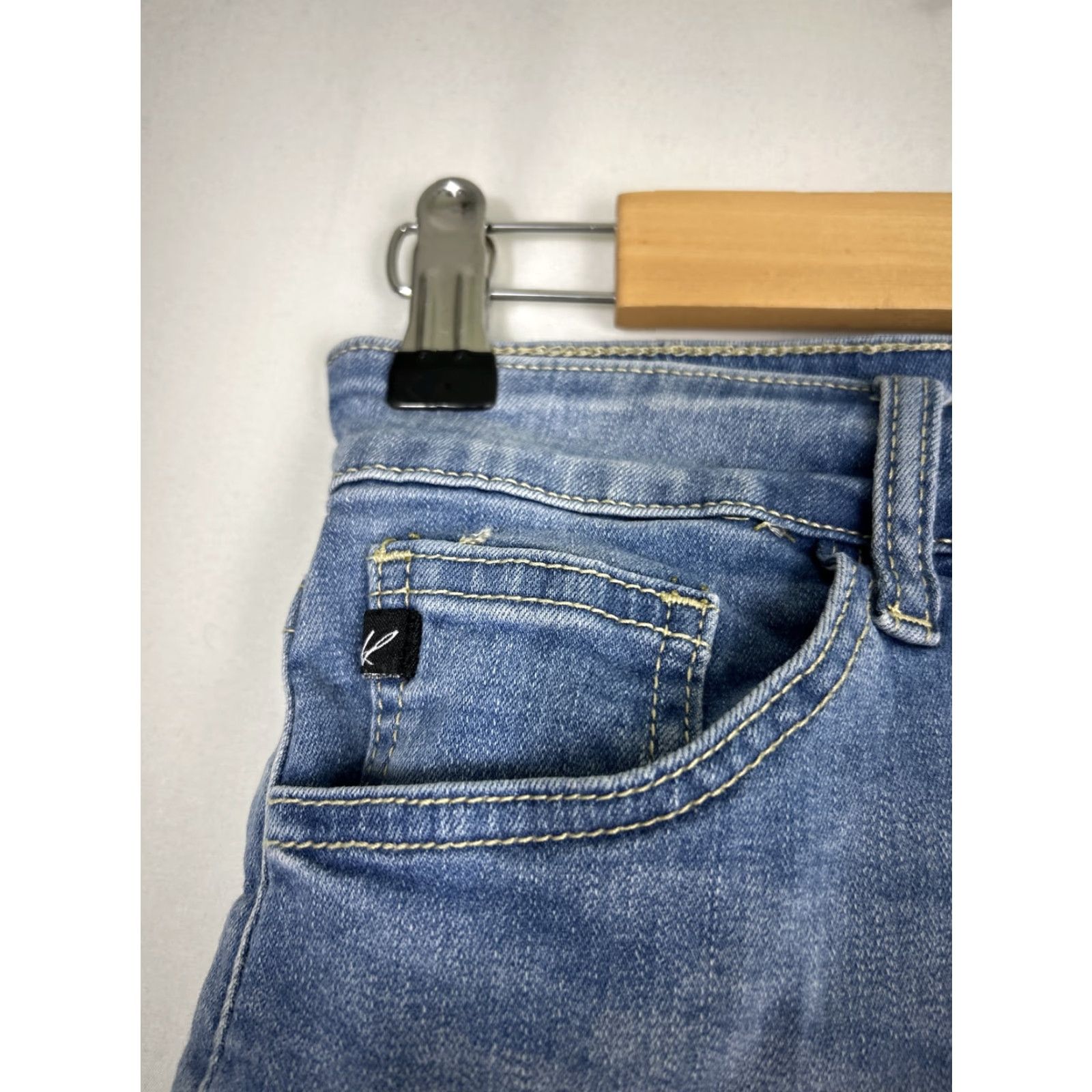 Vintage VINTAGE KanCan High Rise Cut Off Jean Shorts KC6033L Size 26x2.5 Women's Blue Cut-Off 90s Theme Mens Womens Girls Size 26" / US 2 / IT 38 - 3 Thumbnail