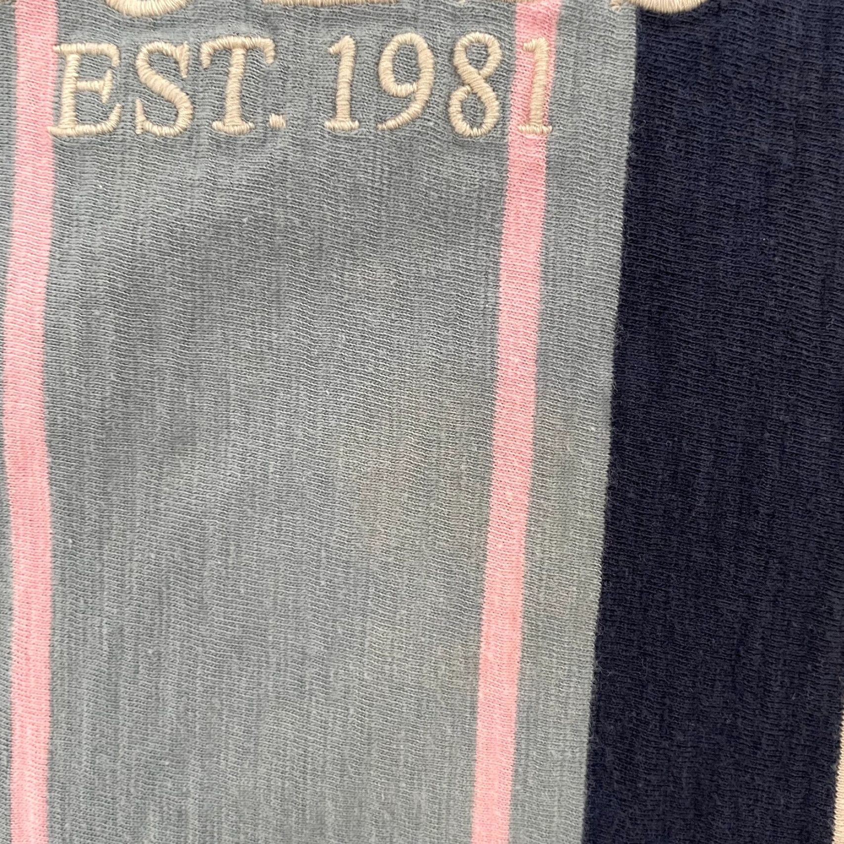 Guess VINTAGE GUESS Shirt Adult Large Blue Striped Crew Neck Hip Hop Y2K Streetwear MENS Size US L / EU 52-54 / 3 - 5 Thumbnail