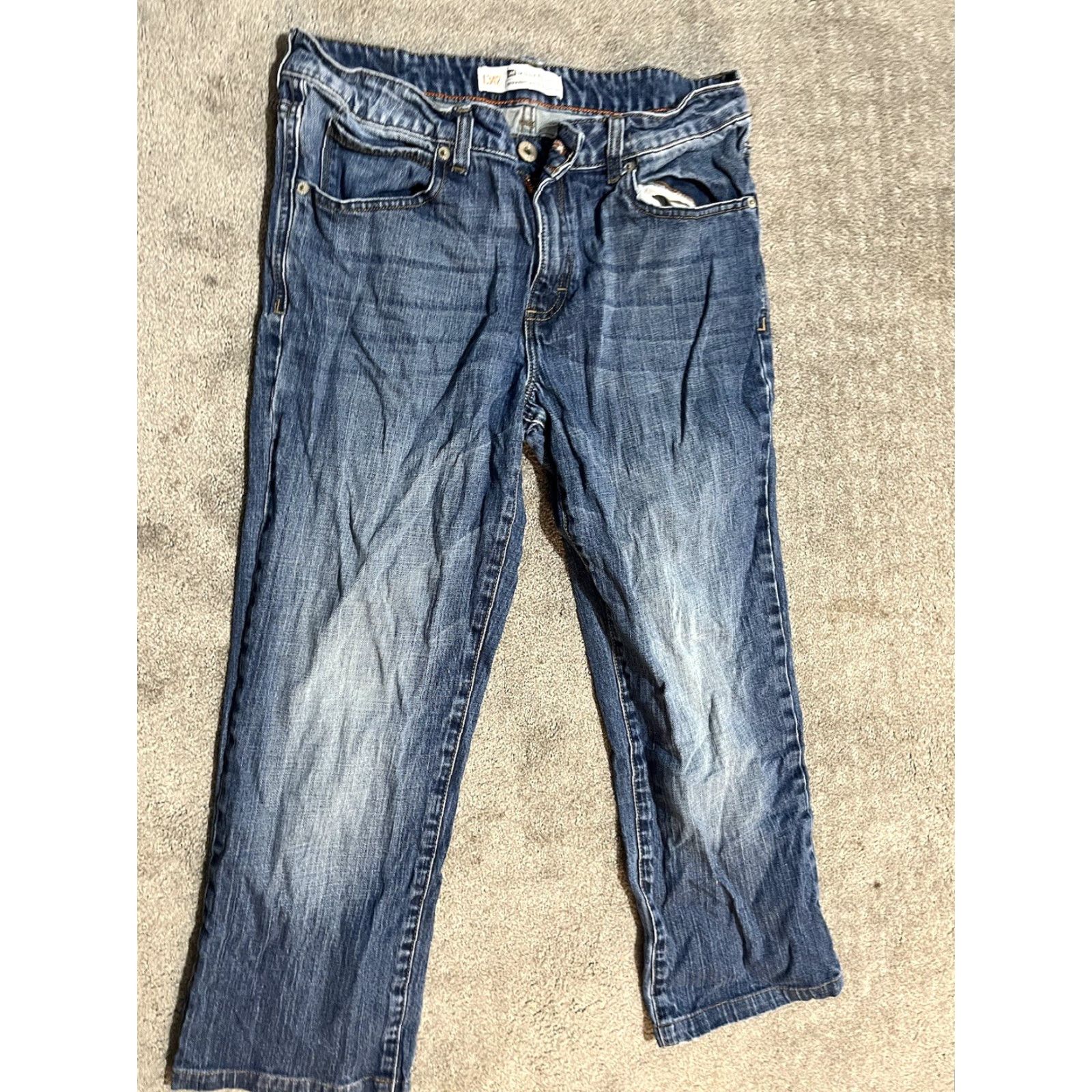 Lee VINTAGE Lee Modern Series L342 Jeans Denim Blue 32x27 Straight Fit 5-Pocket Denim Blue Mens Jeans Size US 32 / EU 48 - 3 Thumbnail