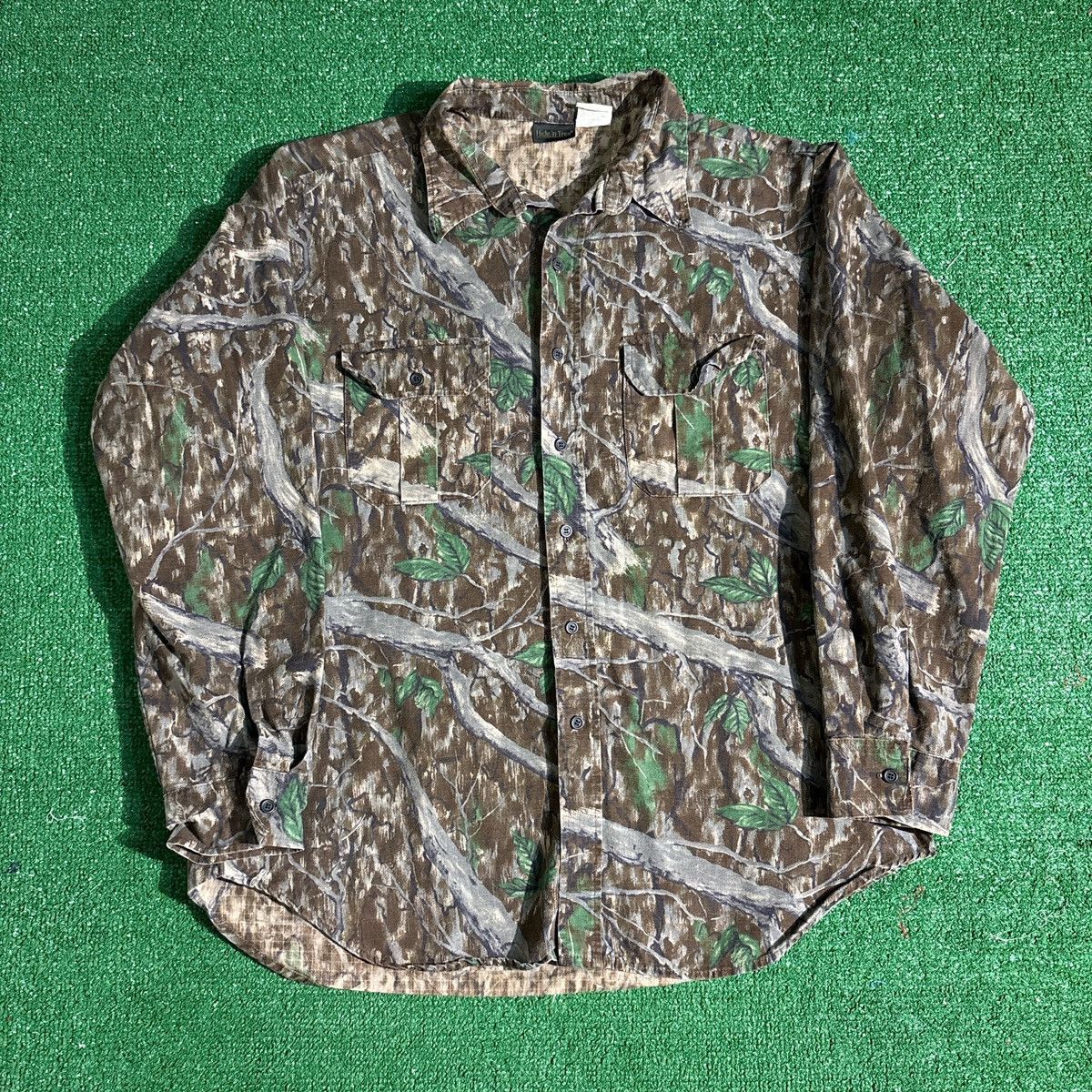 Vintage Vintage Hide ‘n Tree Camo Button Up Shirt Size XXL Size US XXL / EU 58 / 5 - 1 Thumbnail
