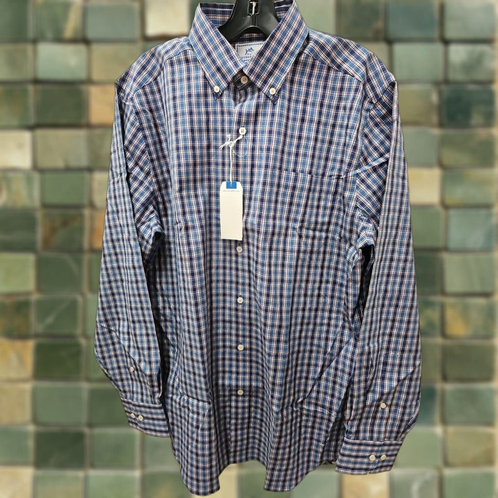 Southern Tide NWT Southern Tide Classic Fit Button Down Shirt Long Sleeve Plaid Mens M Size US M / EU 48-50 / 2 - 1 Thumbnail